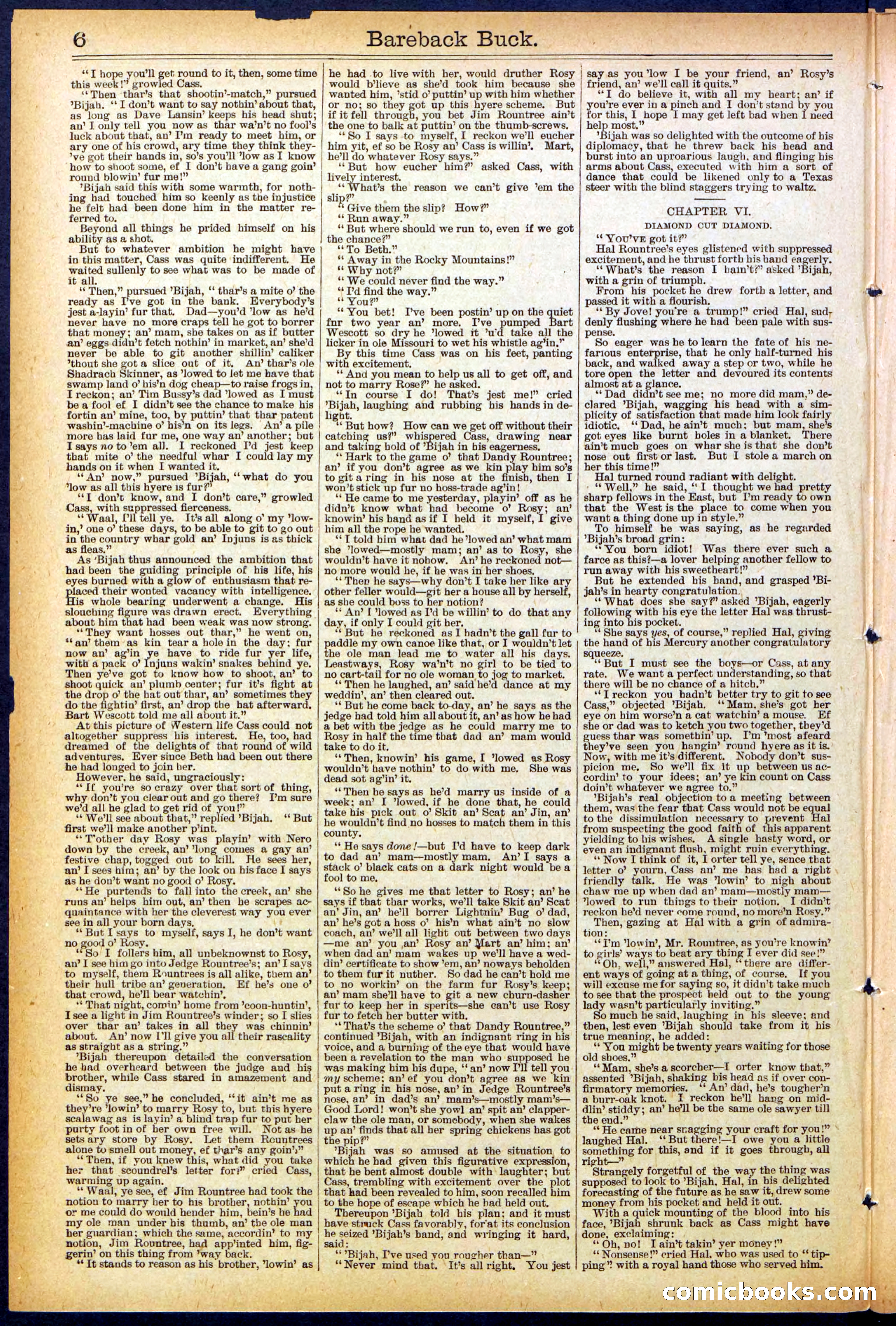 Beadle's Dime Library, No. 502 — page 6 of 32