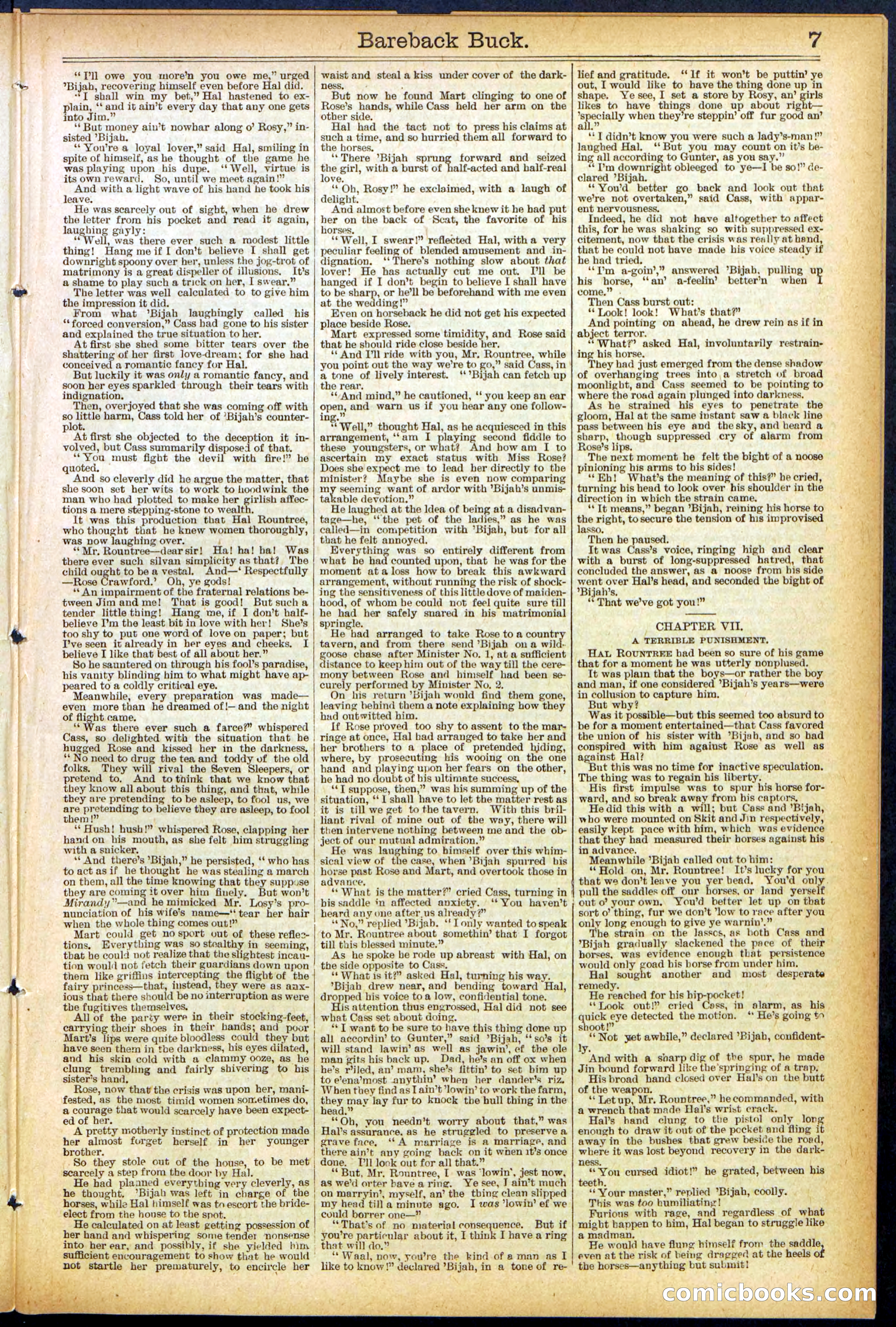 Beadle's Dime Library, No. 502 — page 7 of 32