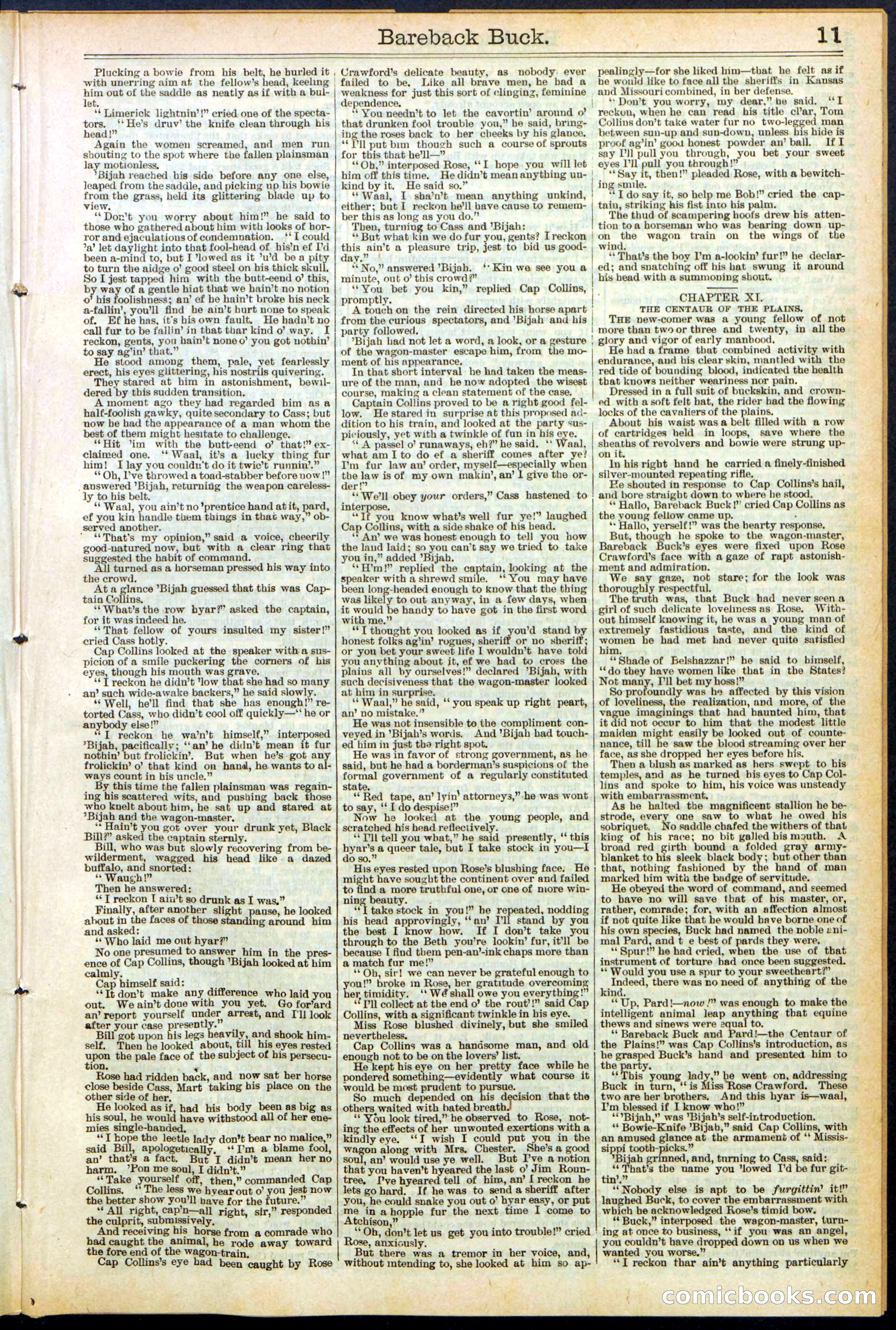 Beadle's Dime Library, No. 502 — page 11 of 32