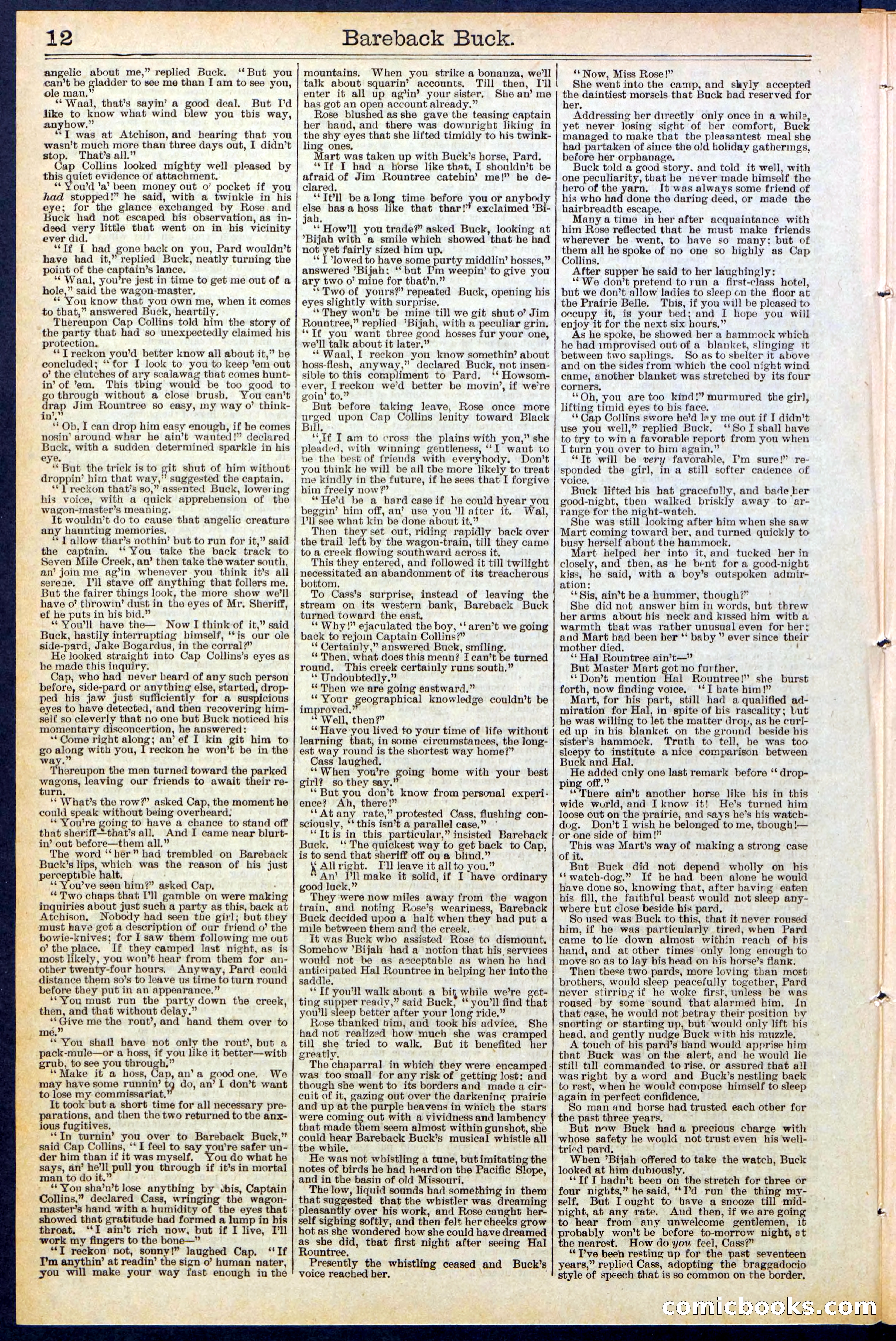 Beadle's Dime Library, No. 502 — page 12 of 32