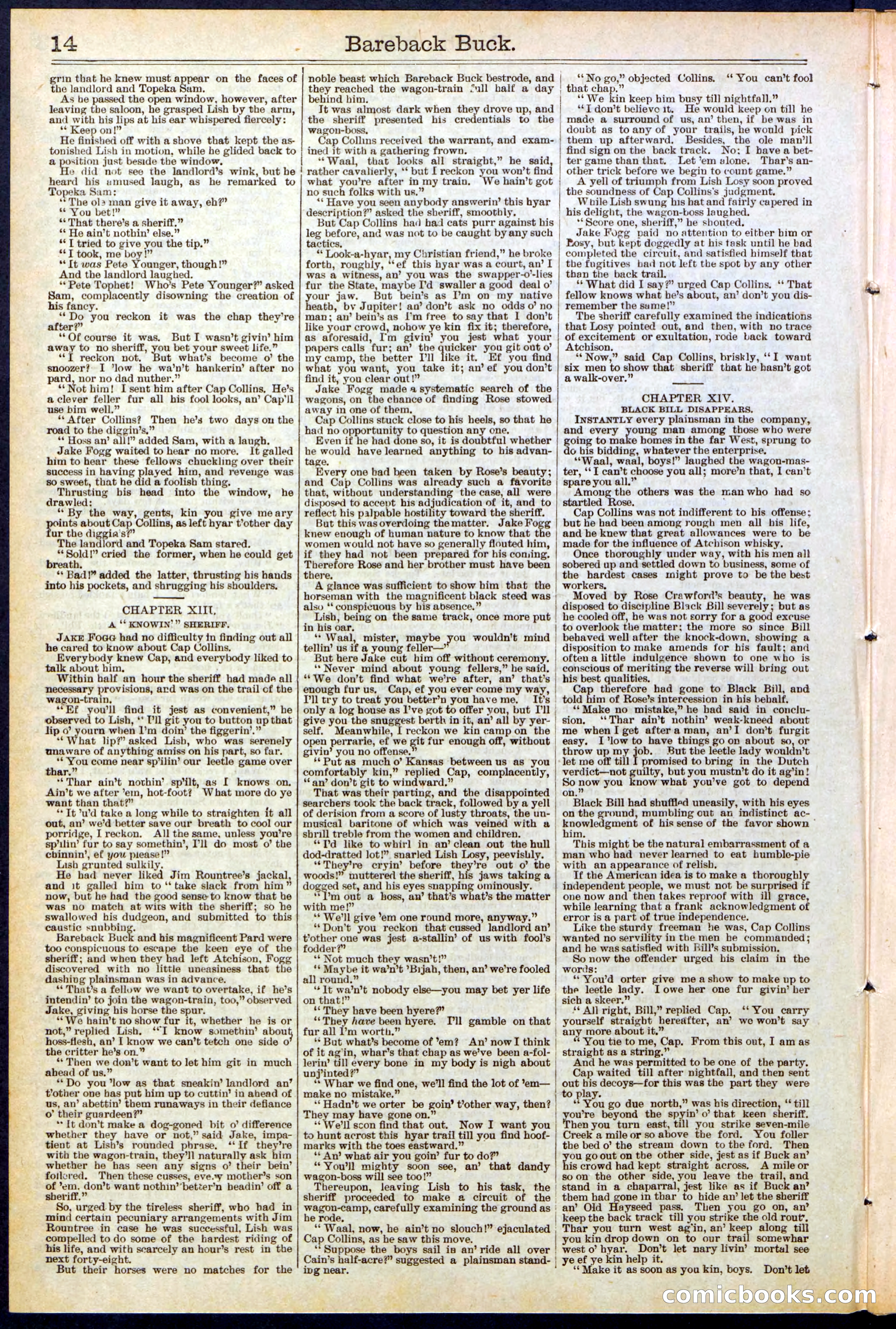 Beadle's Dime Library, No. 502 — page 14 of 32