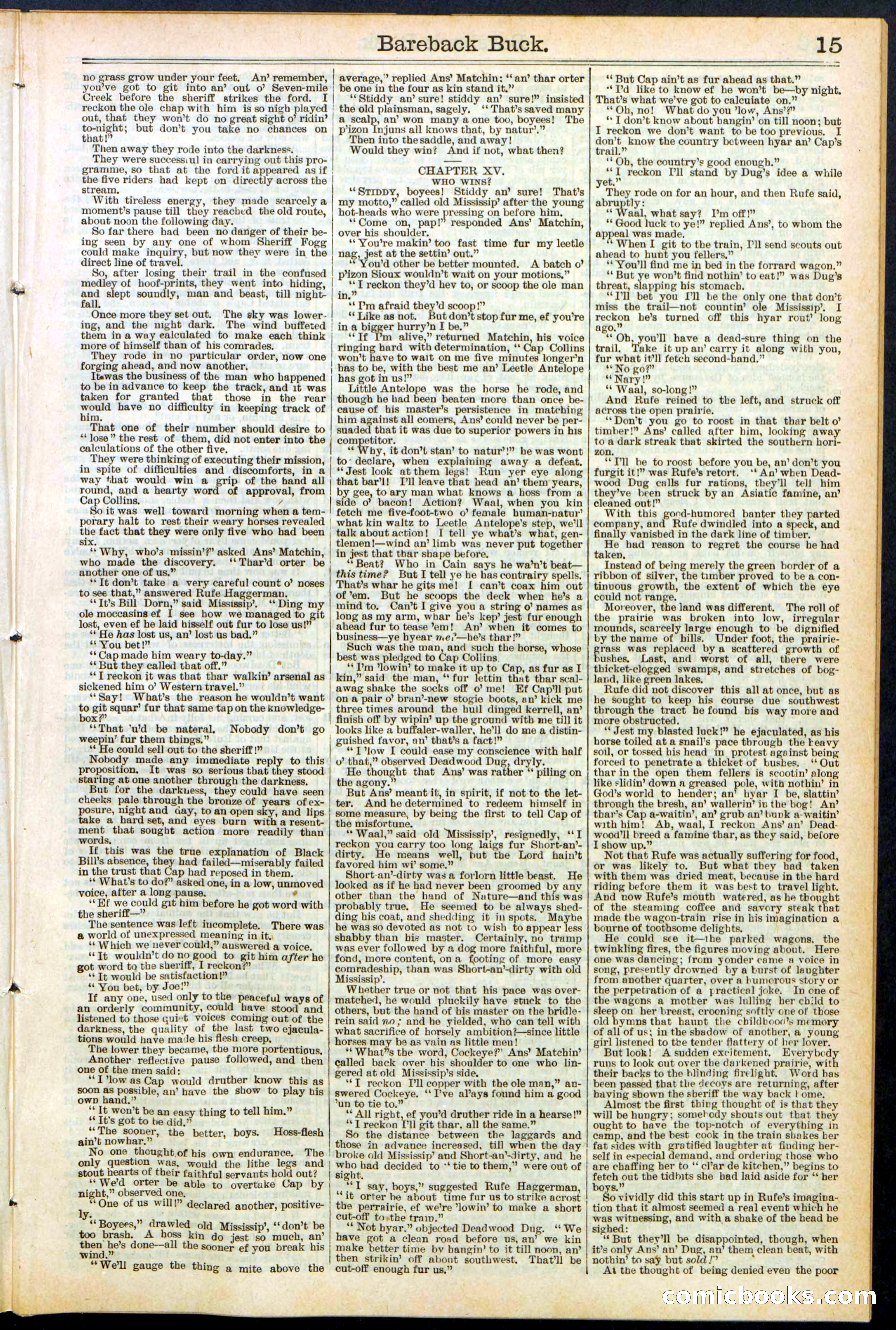 Beadle's Dime Library, No. 502 — page 15 of 32