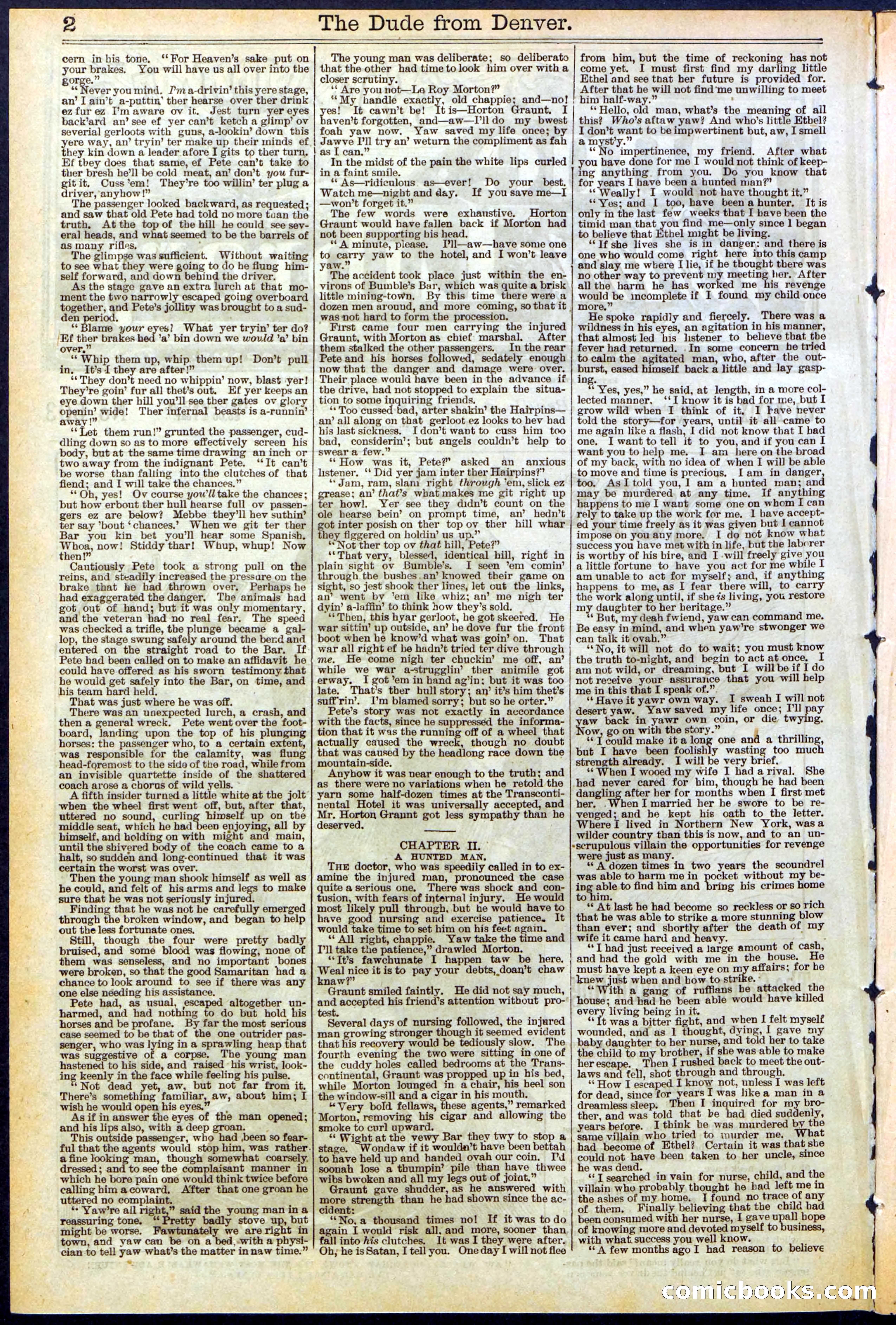 Beadle's New York Dime Library, No. 503 — page 2 of 32