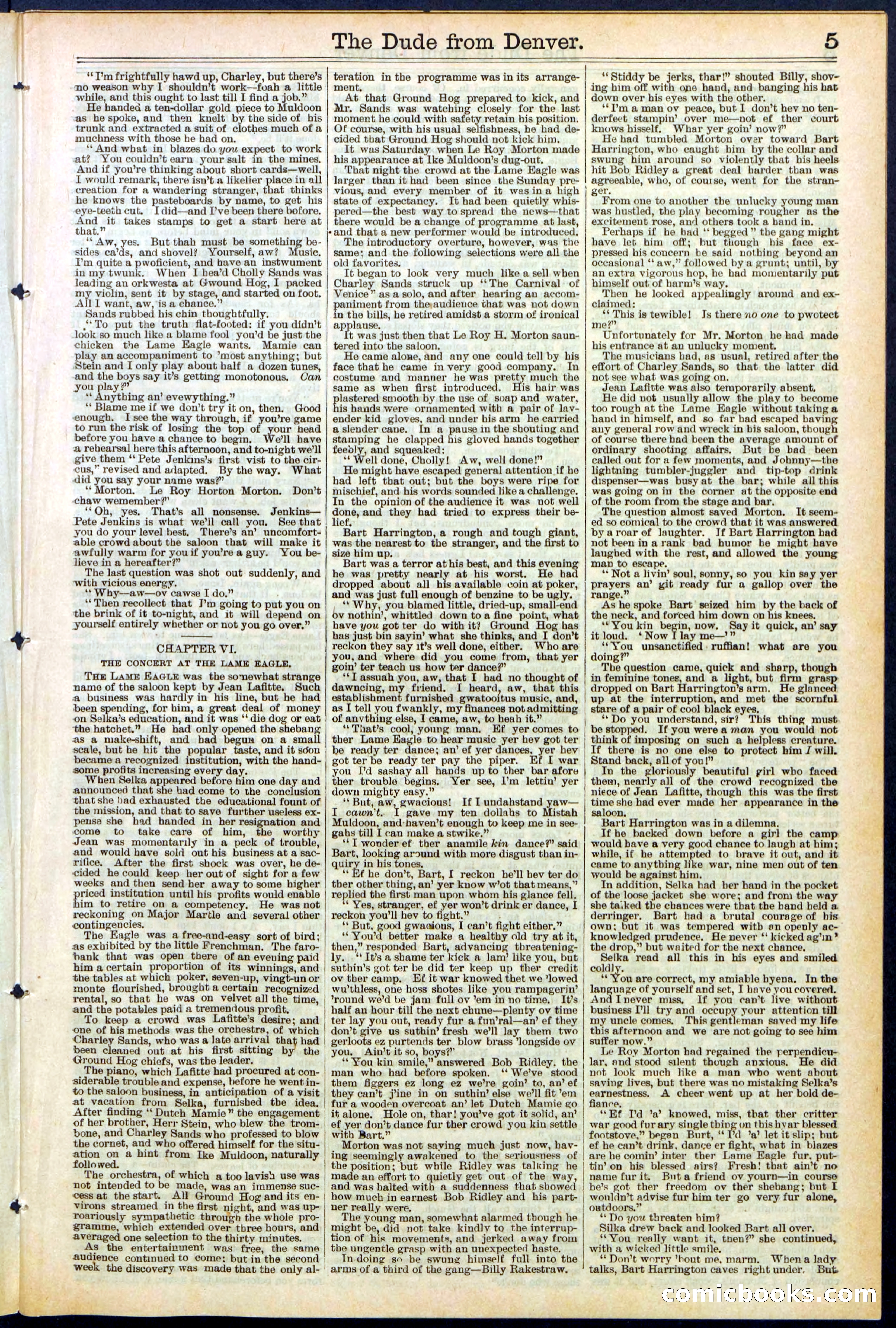 Beadle's New York Dime Library, No. 503 — page 5 of 32