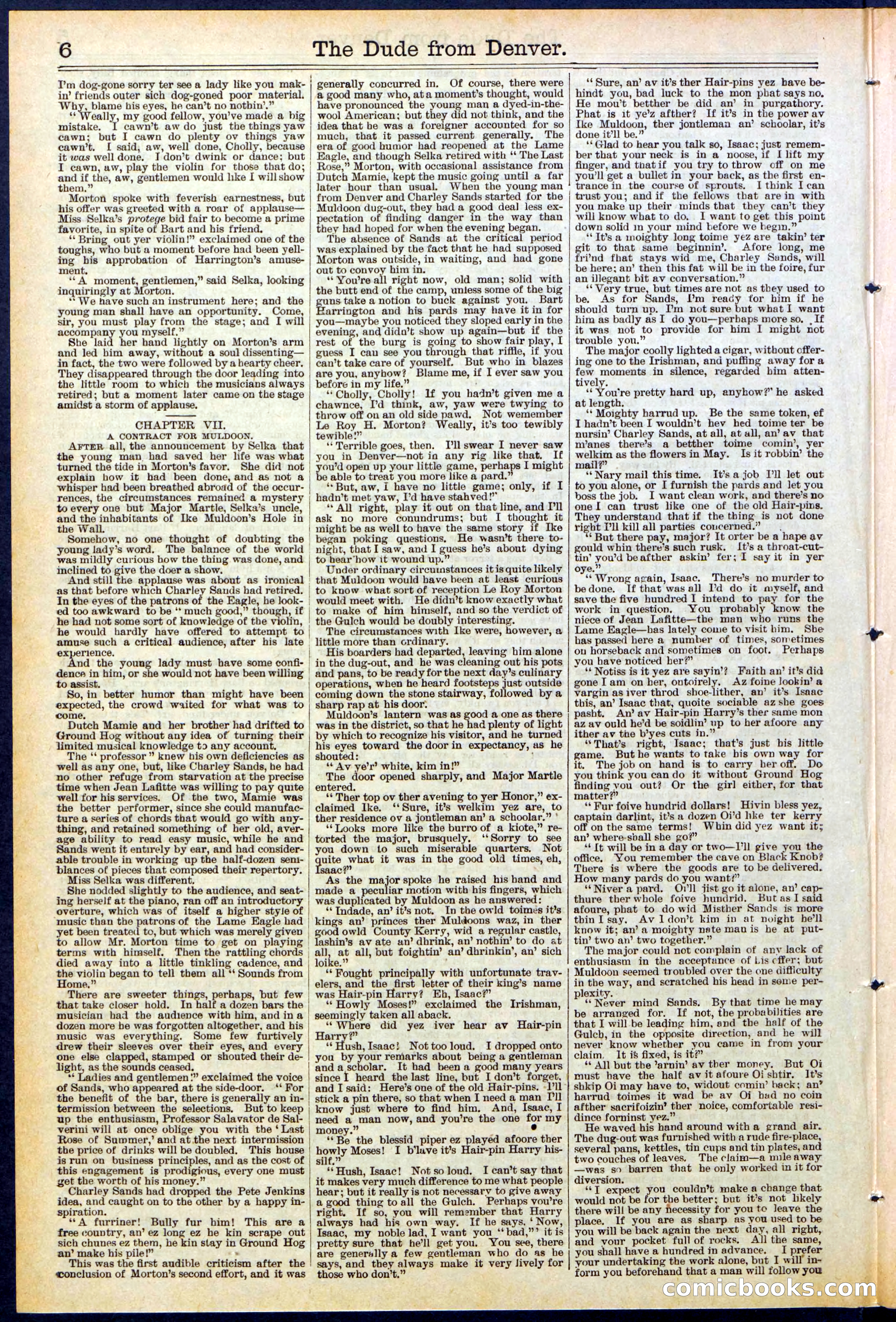 Beadle's New York Dime Library, No. 503 — page 6 of 32