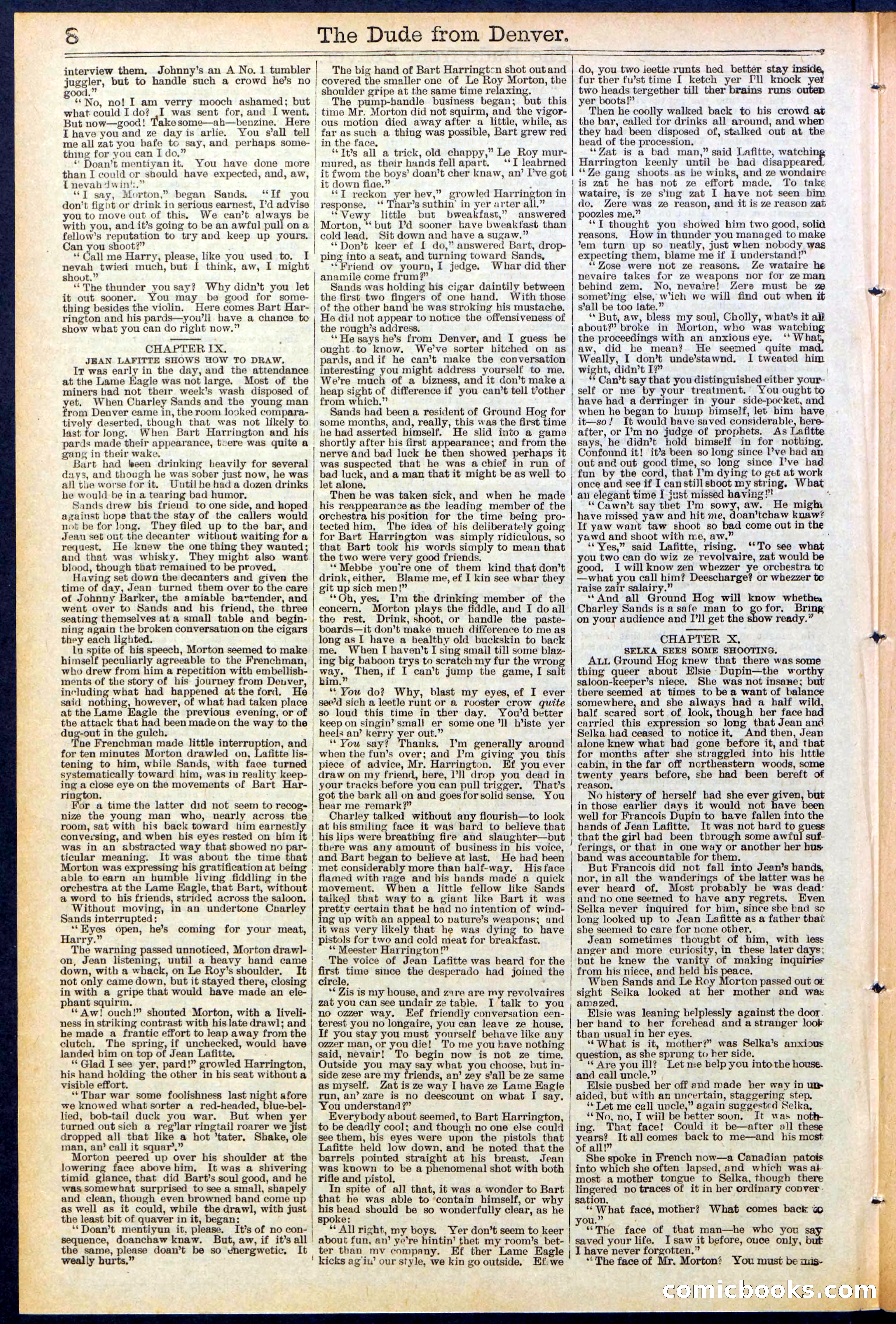 Beadle's New York Dime Library, No. 503 — page 8 of 32