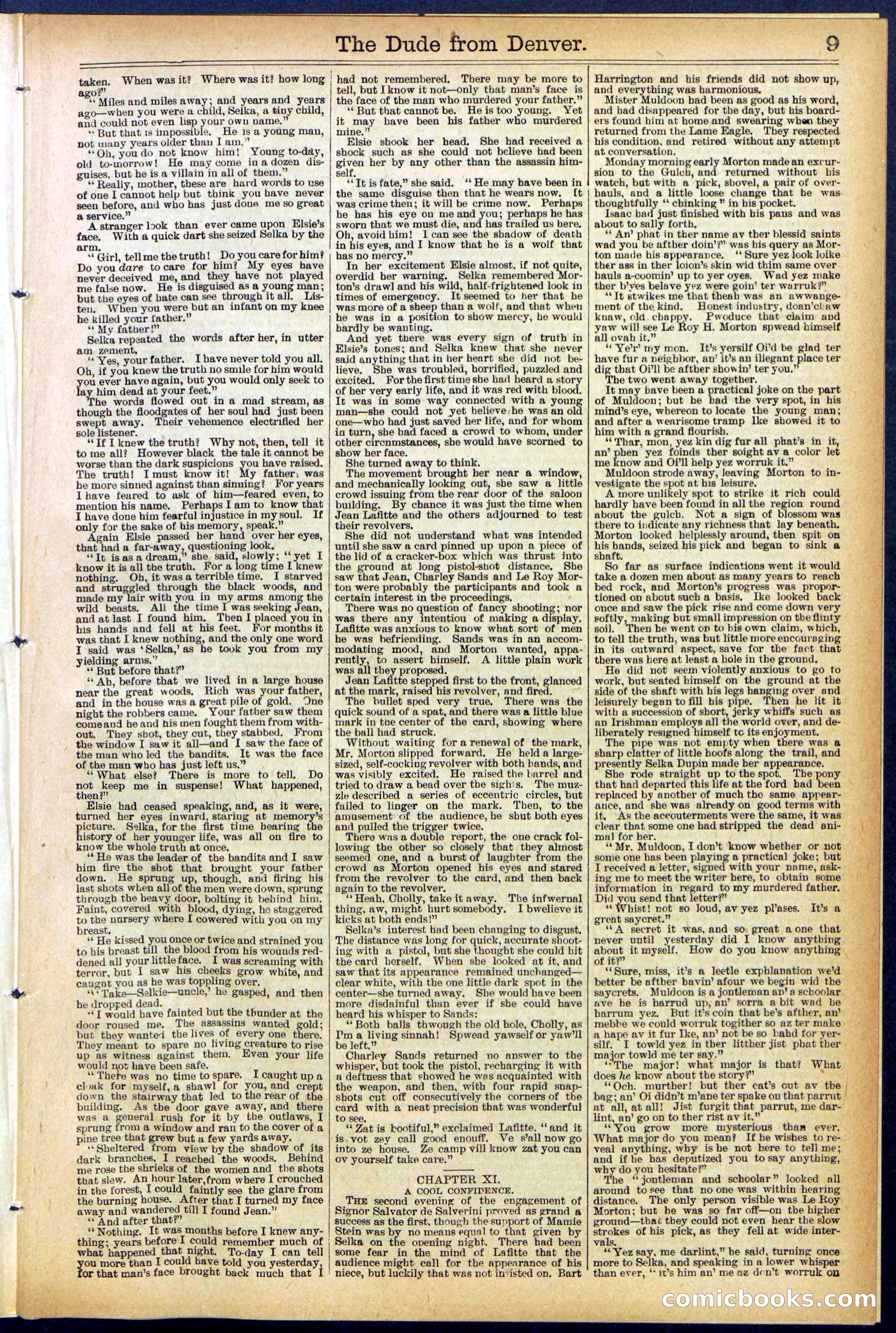 Beadle's New York Dime Library, No. 503 — page 9 of 32