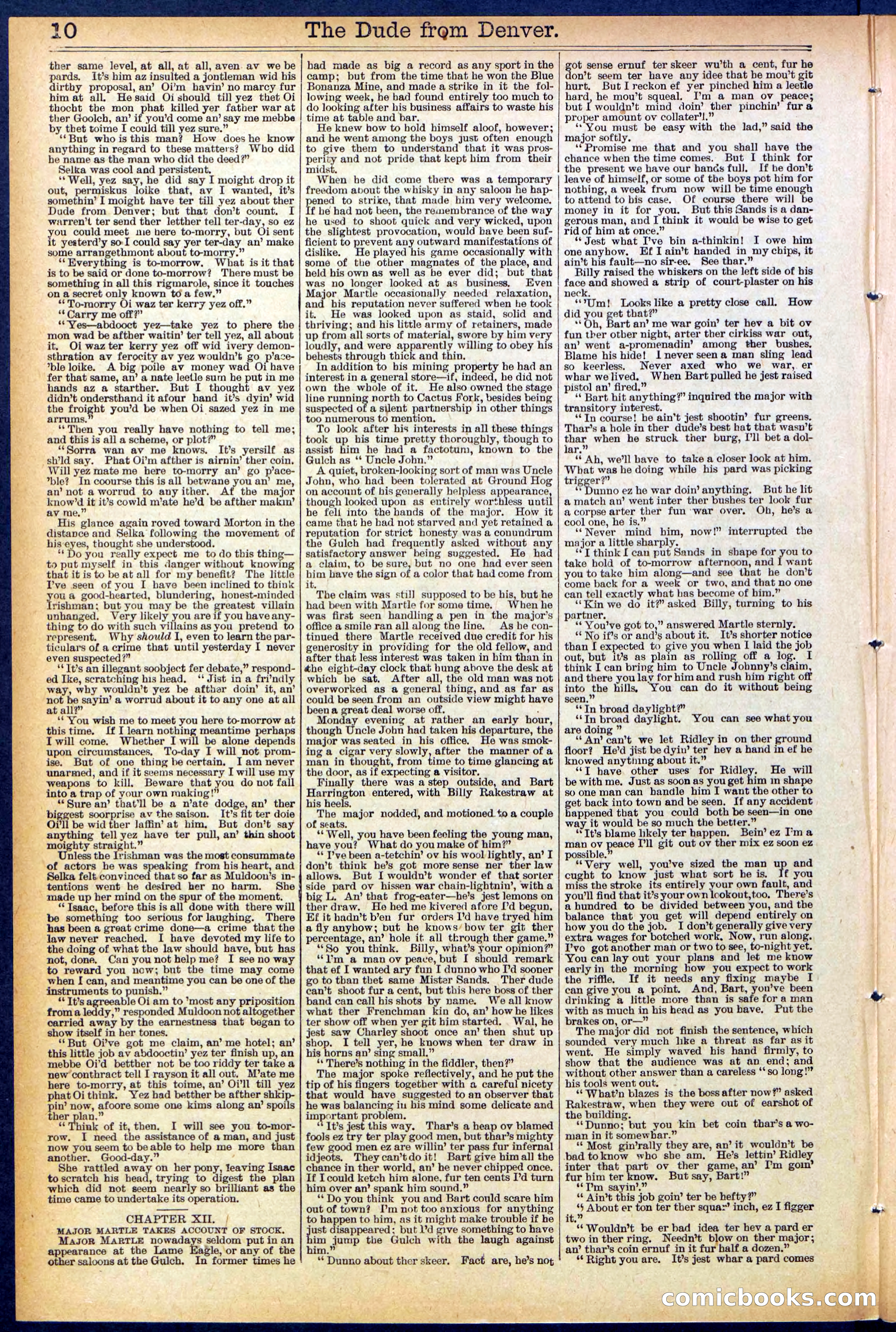 Beadle's New York Dime Library, No. 503 — page 10 of 32