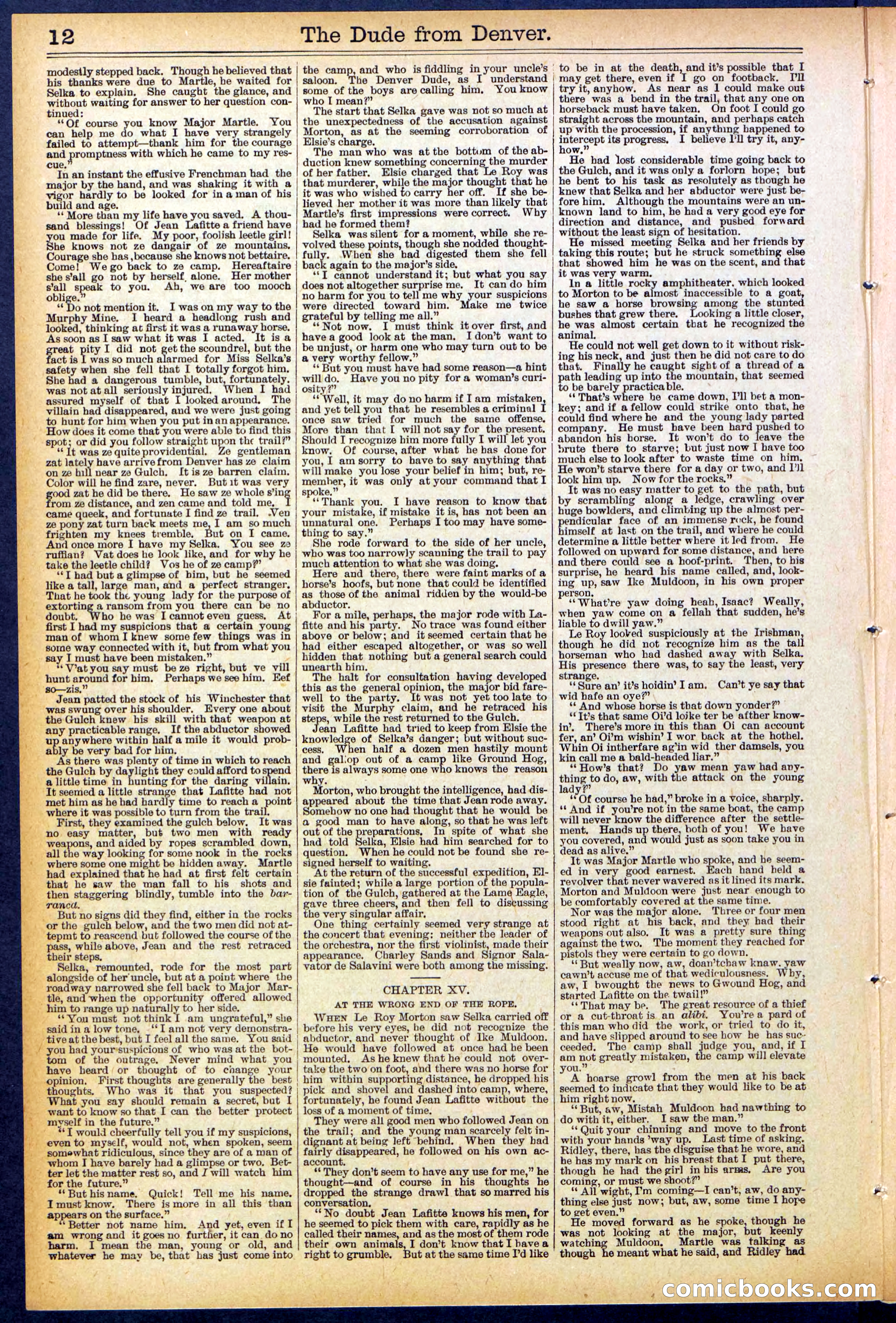 Beadle's New York Dime Library, No. 503 — page 12 of 32