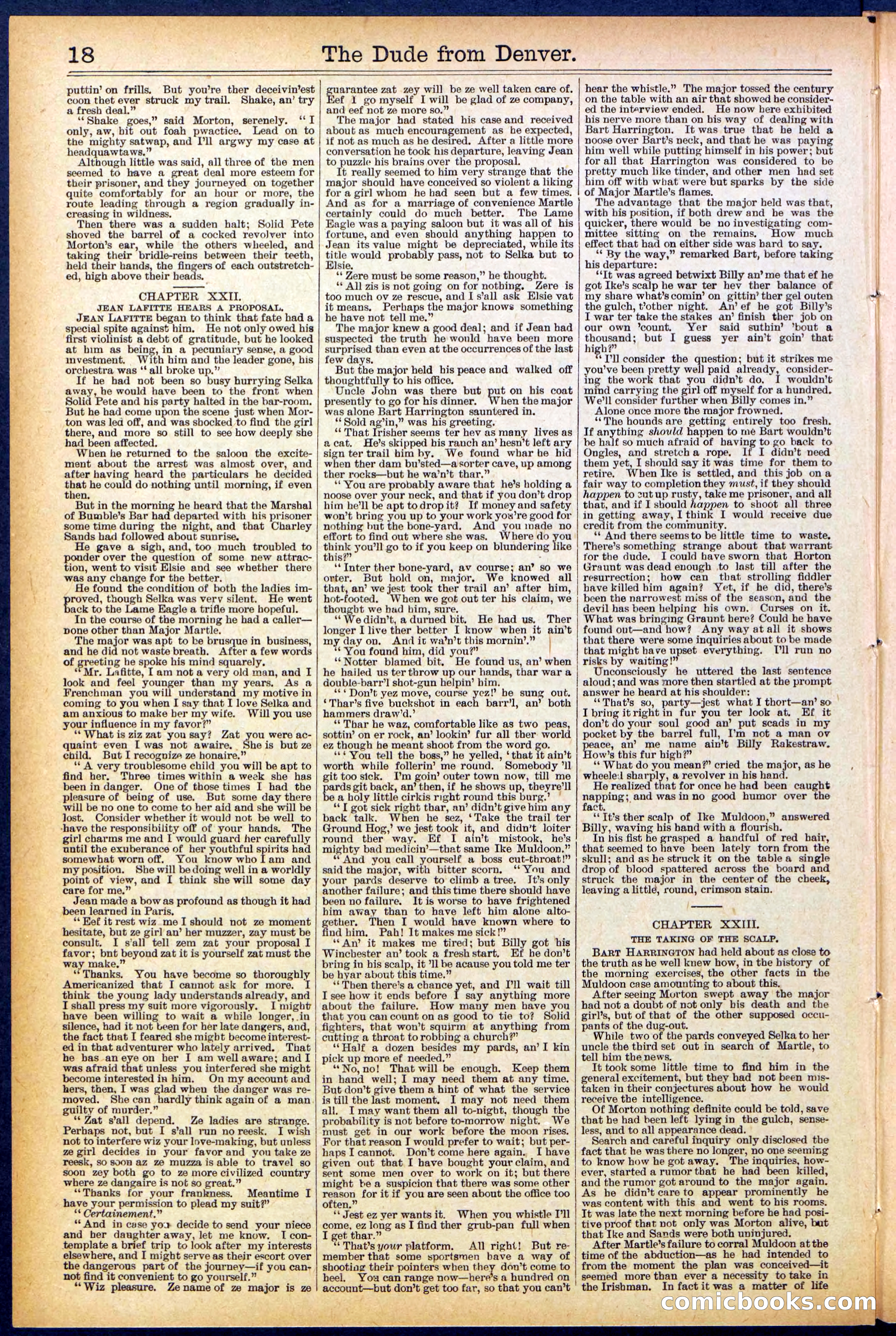 Beadle's New York Dime Library, No. 503 — page 18 of 32