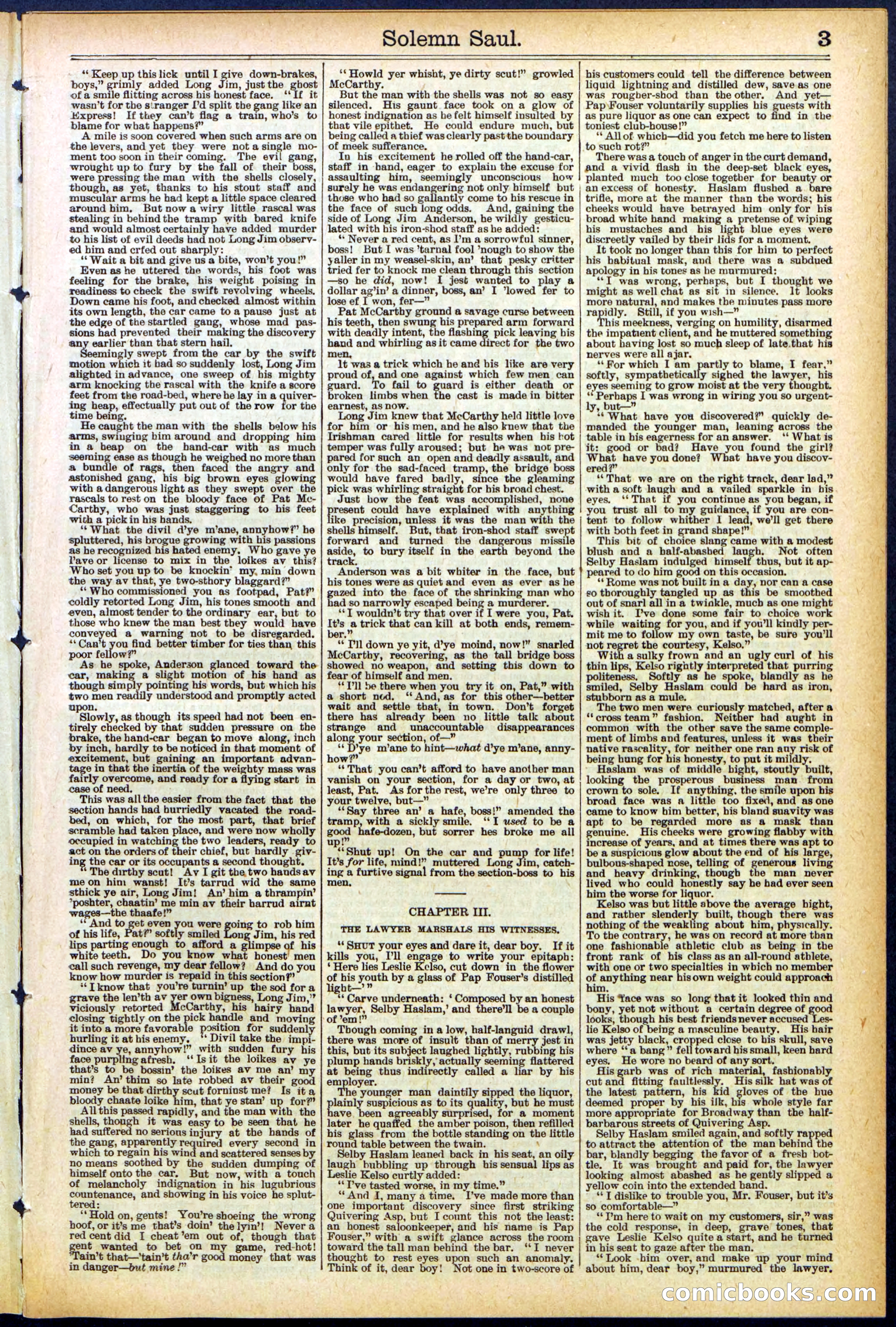 Beadle's New York Dime Library No. 504 — page 3 of 32