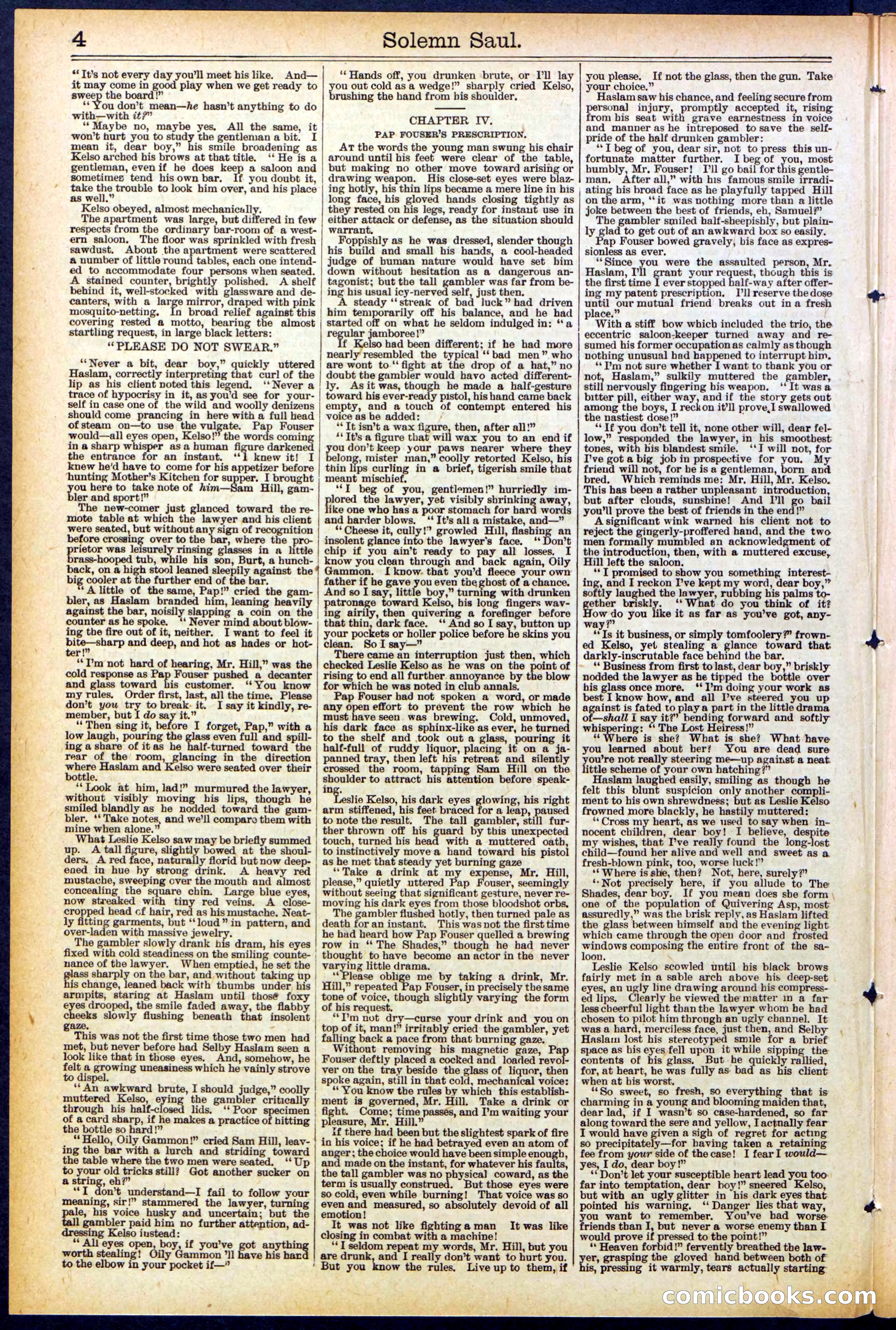Beadle's New York Dime Library No. 504 — page 4 of 32