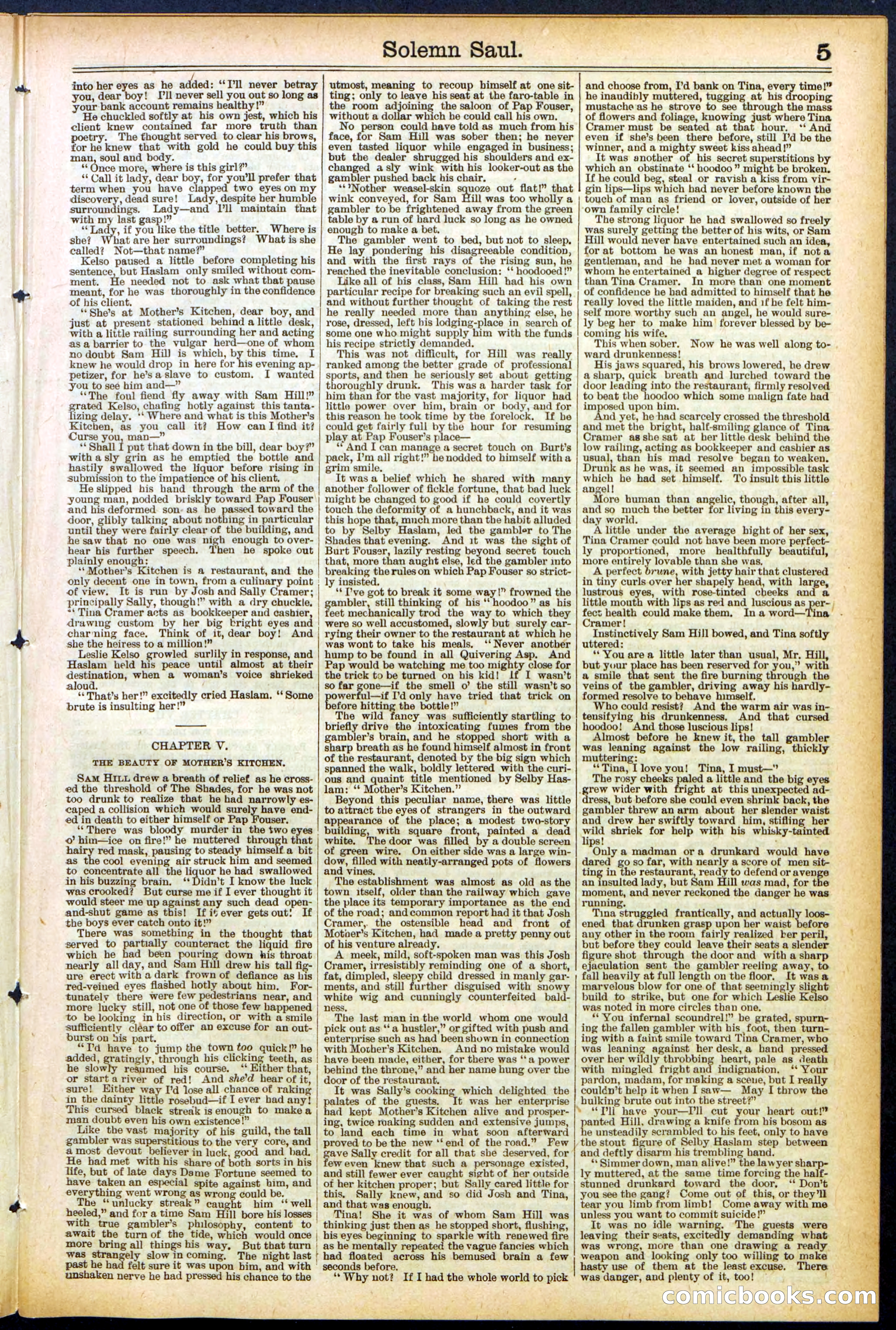 Beadle's New York Dime Library No. 504 — page 5 of 32