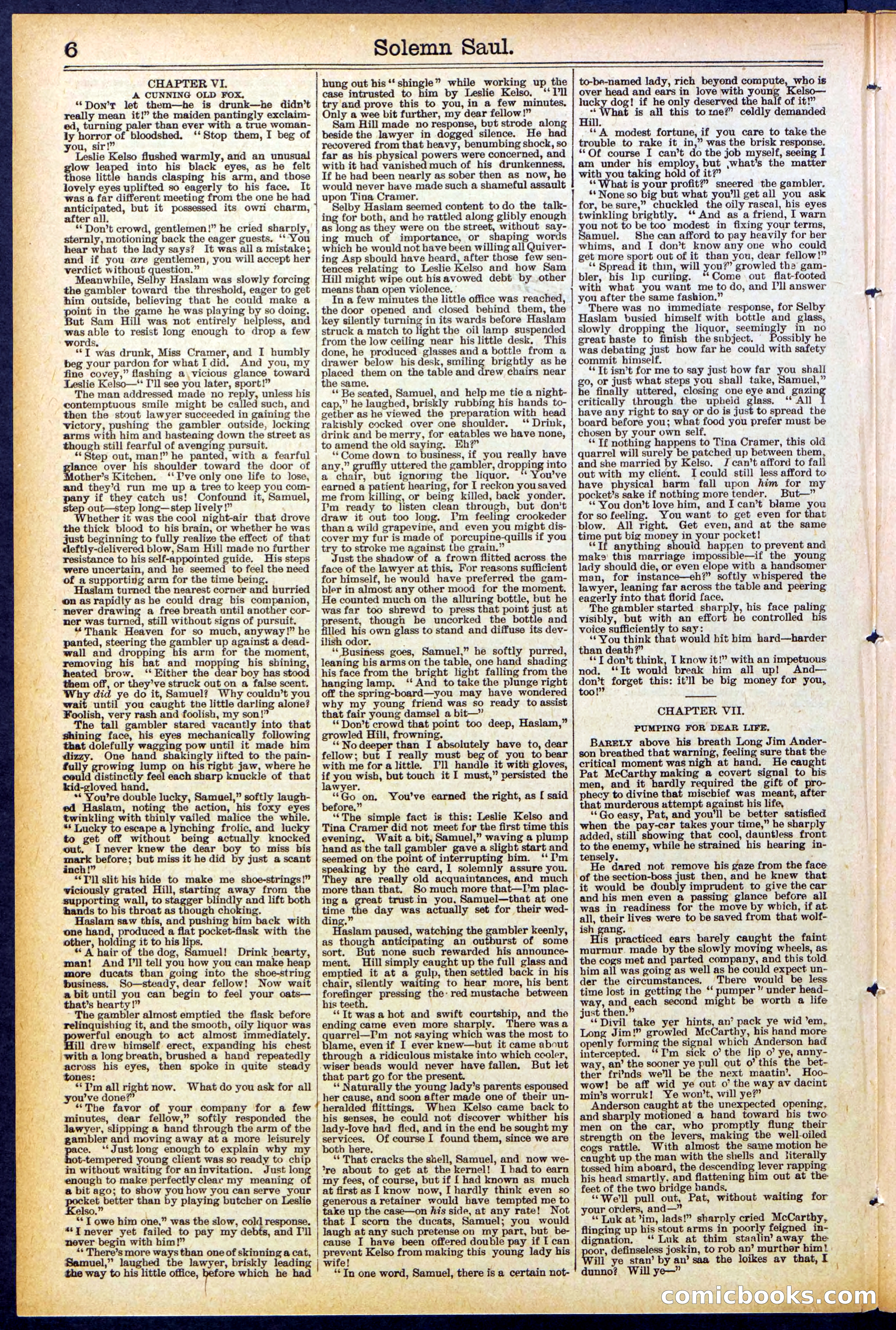 Beadle's New York Dime Library No. 504 — page 6 of 32