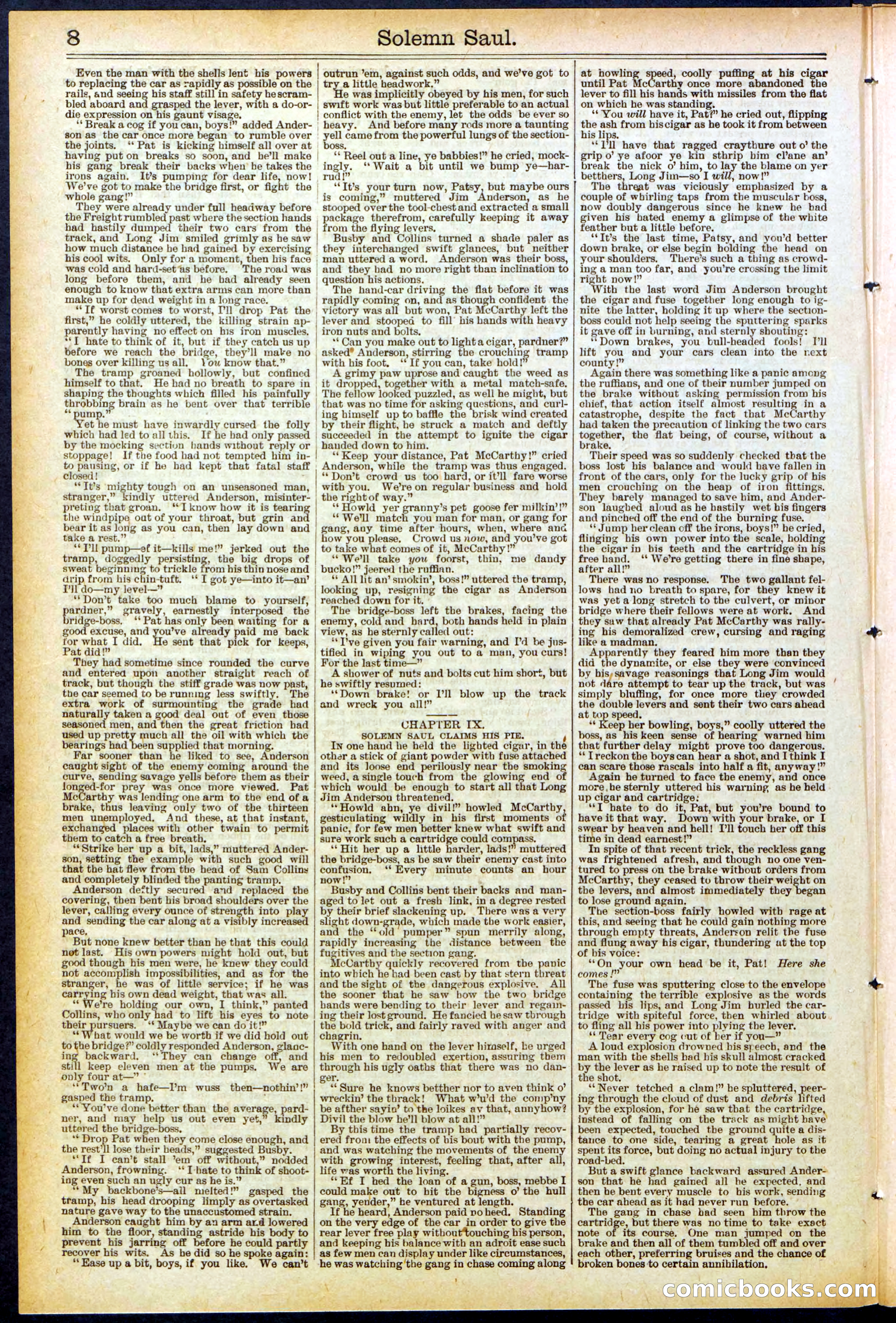 Beadle's New York Dime Library No. 504 — page 8 of 32
