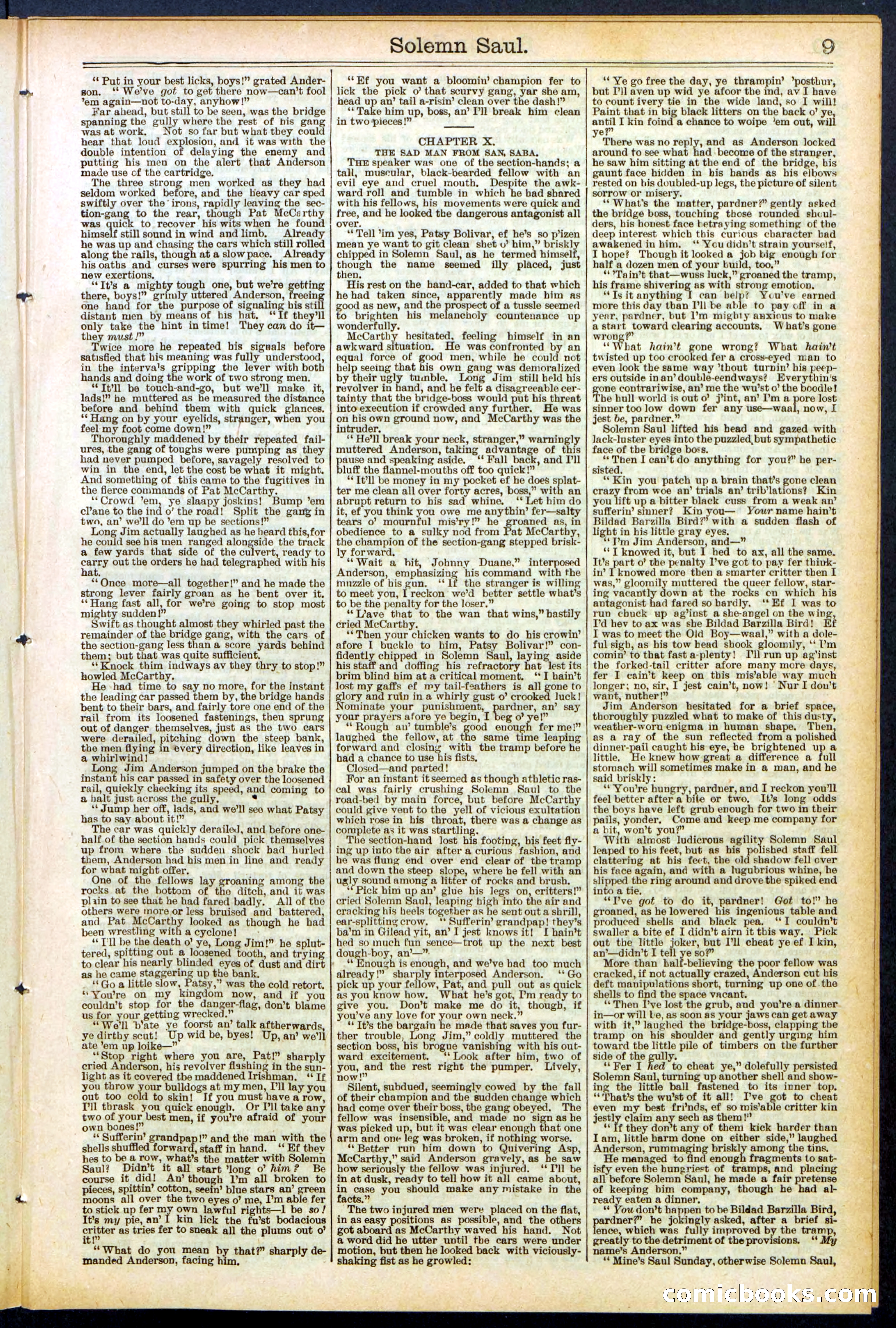 Beadle's New York Dime Library No. 504 — page 9 of 32