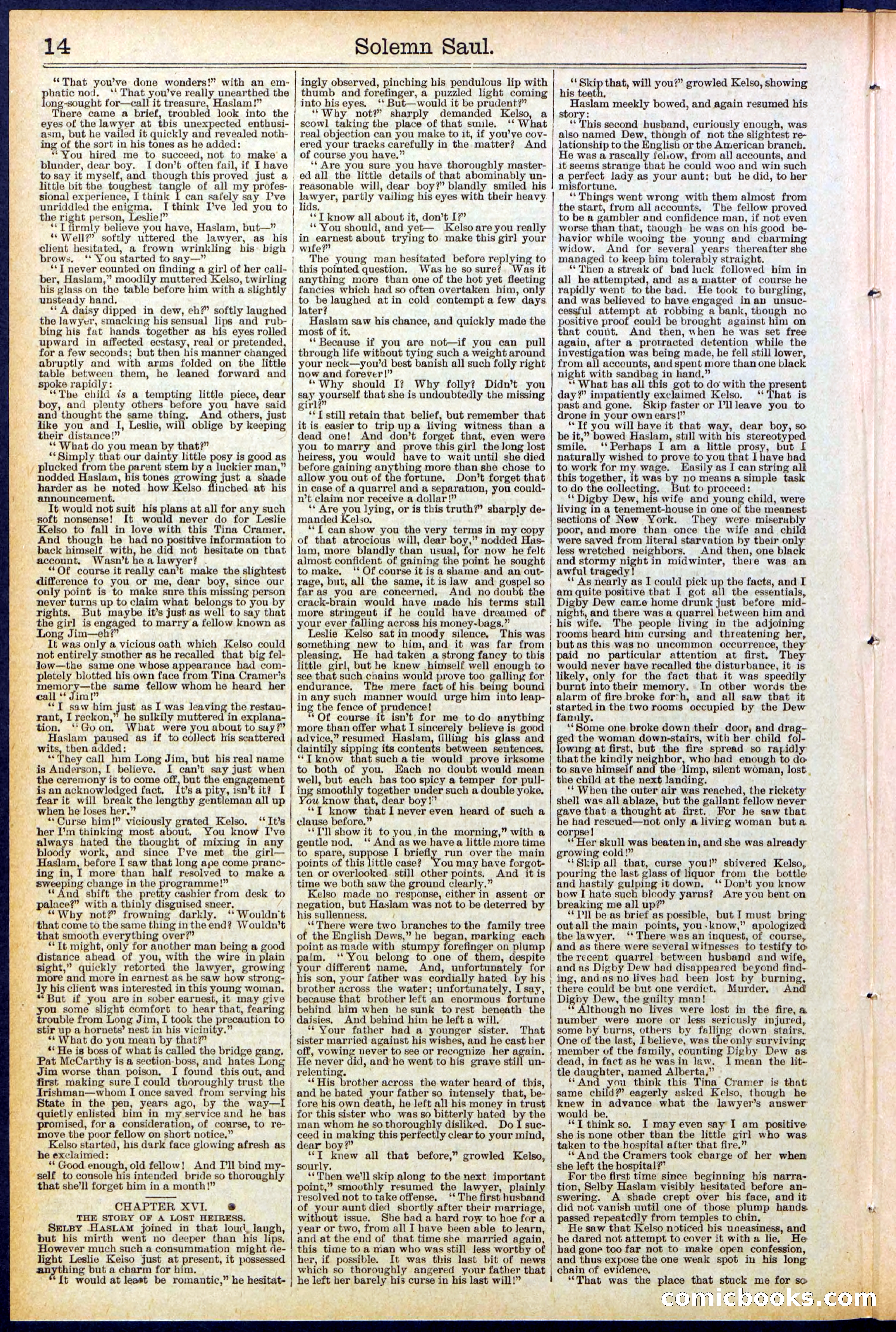 Beadle's New York Dime Library No. 504 — page 14 of 32