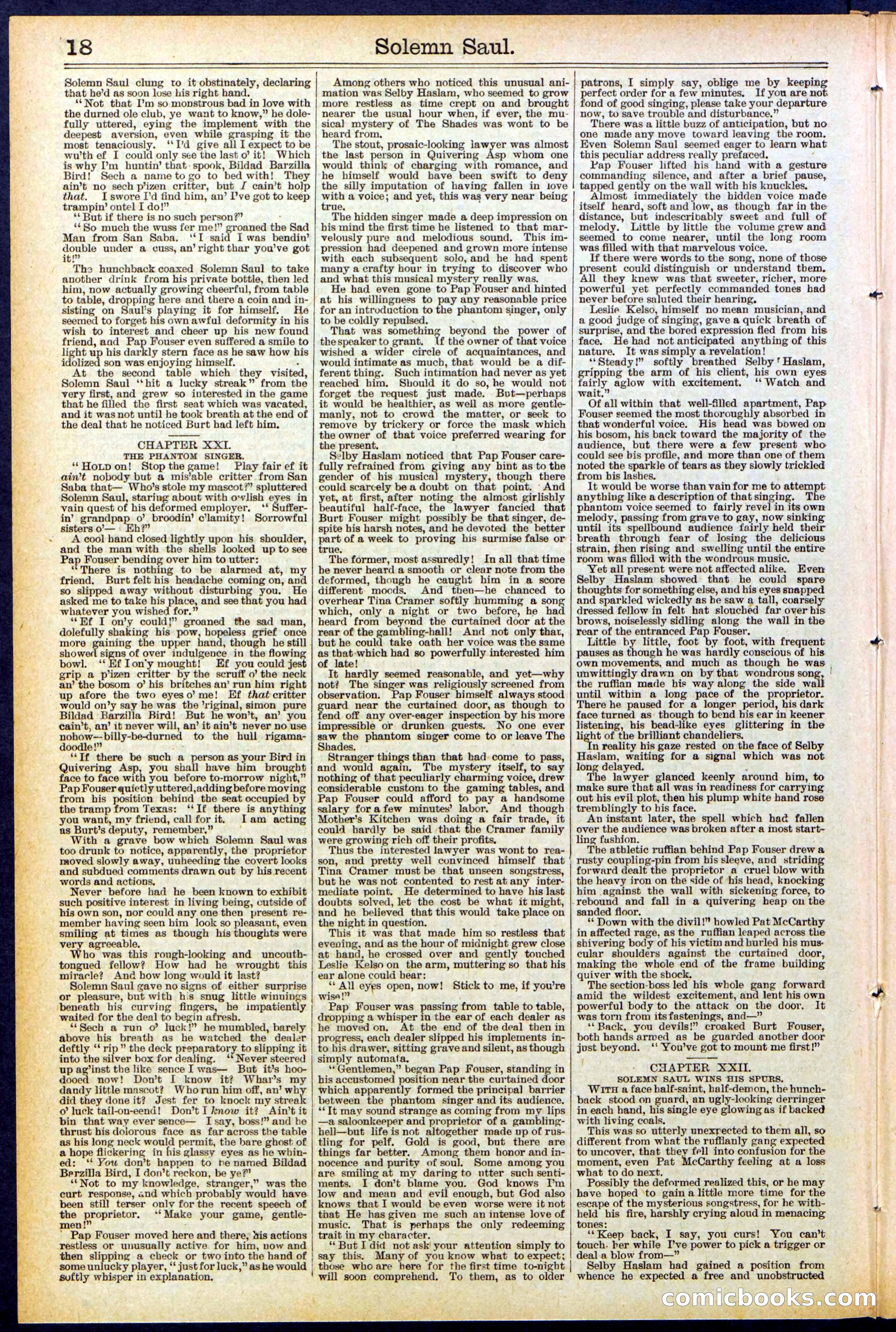 Beadle's New York Dime Library No. 504 — page 18 of 32
