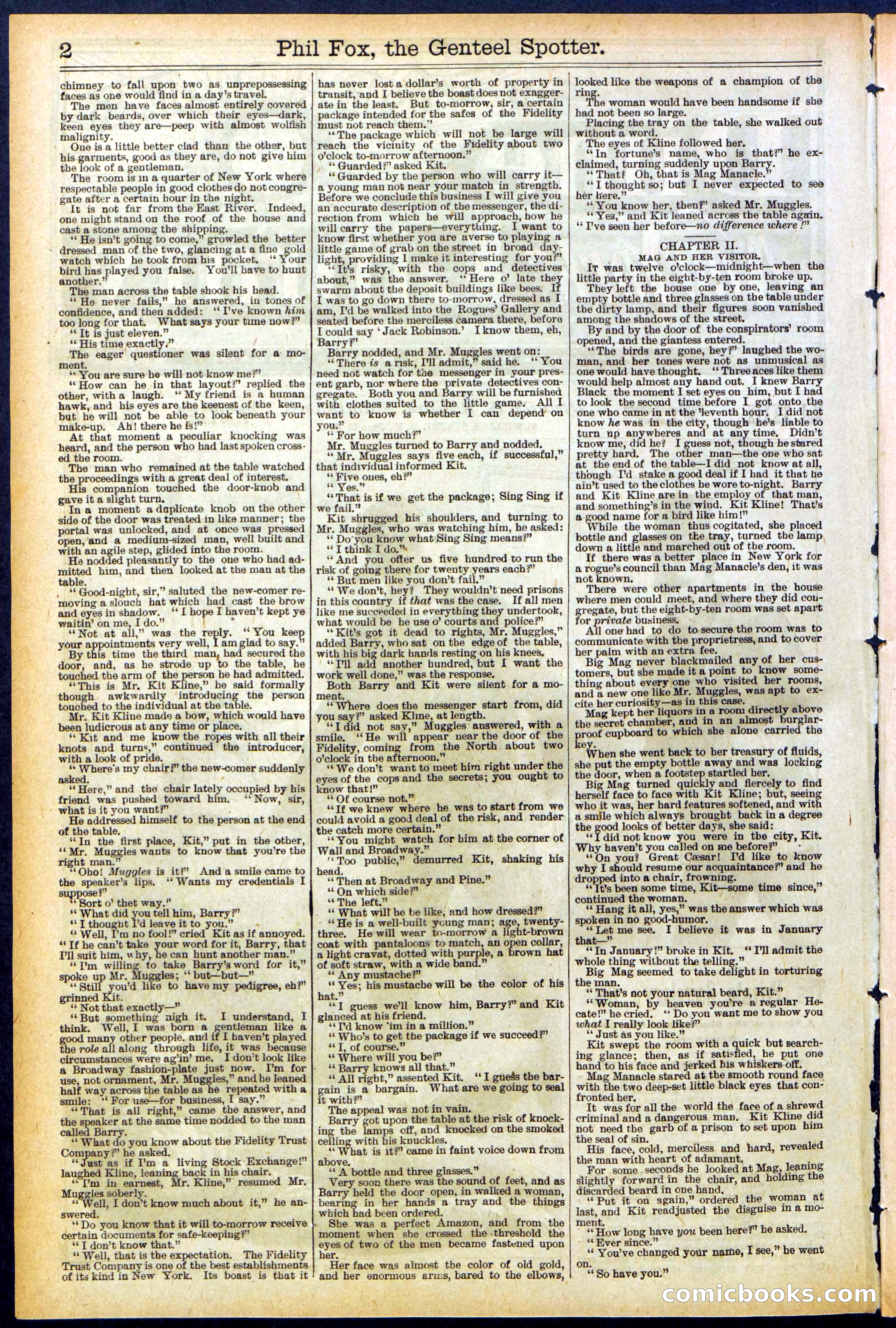 Beadle's New York Dime Library No. 505 — page 2 of 32