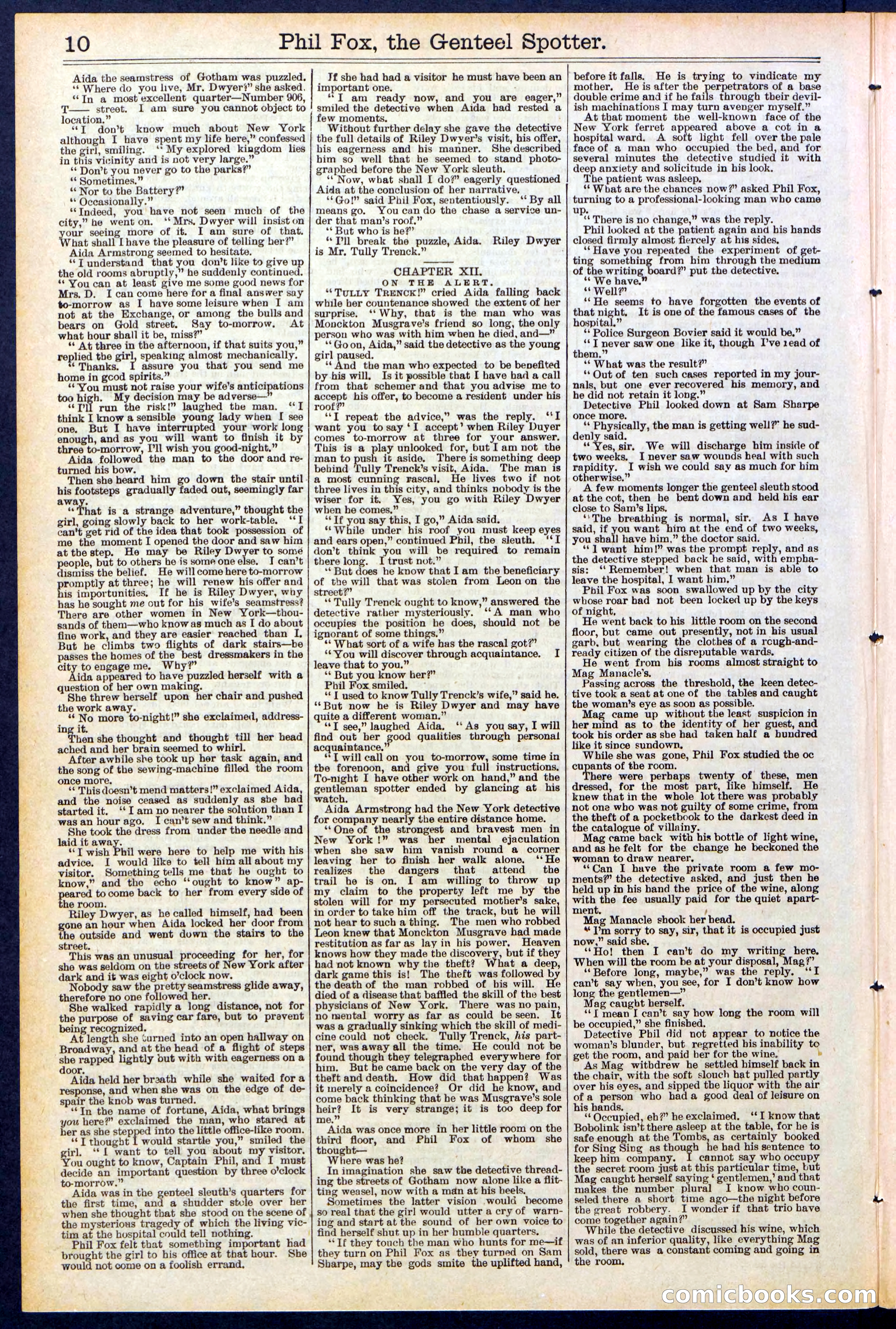 Beadle's New York Dime Library No. 505 — page 10 of 32