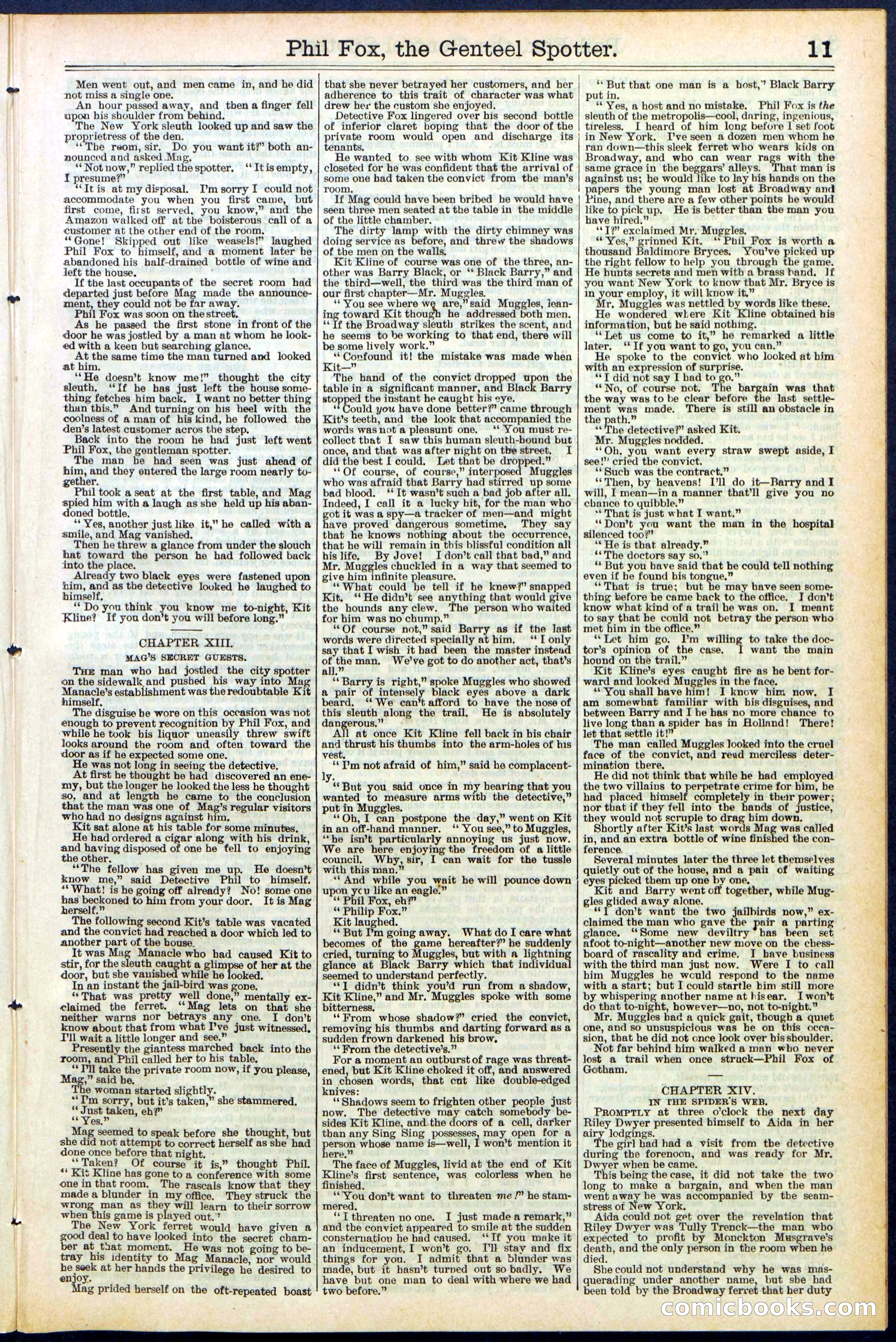 Beadle's New York Dime Library No. 505 — page 11 of 32