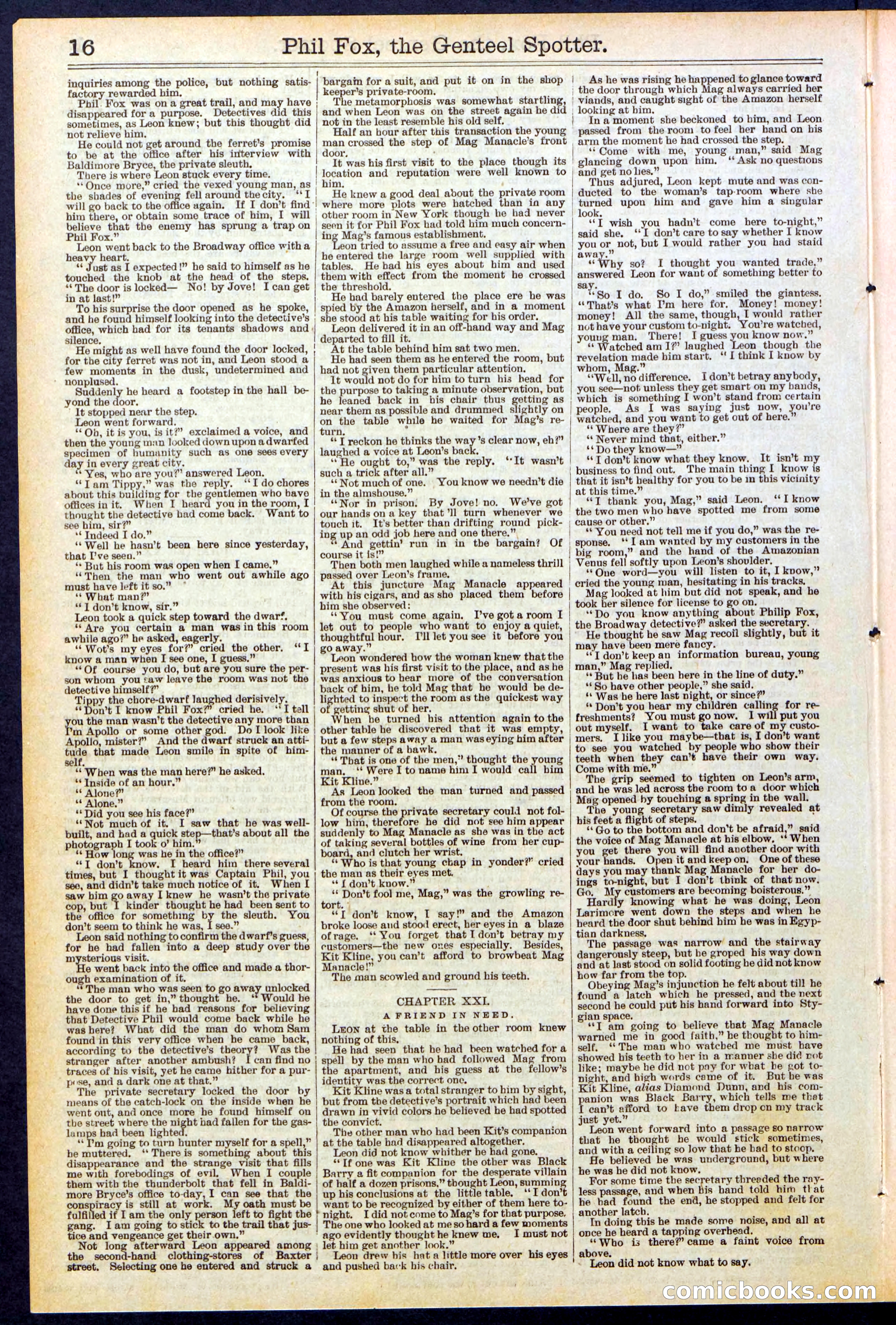 Beadle's New York Dime Library No. 505 — page 16 of 32