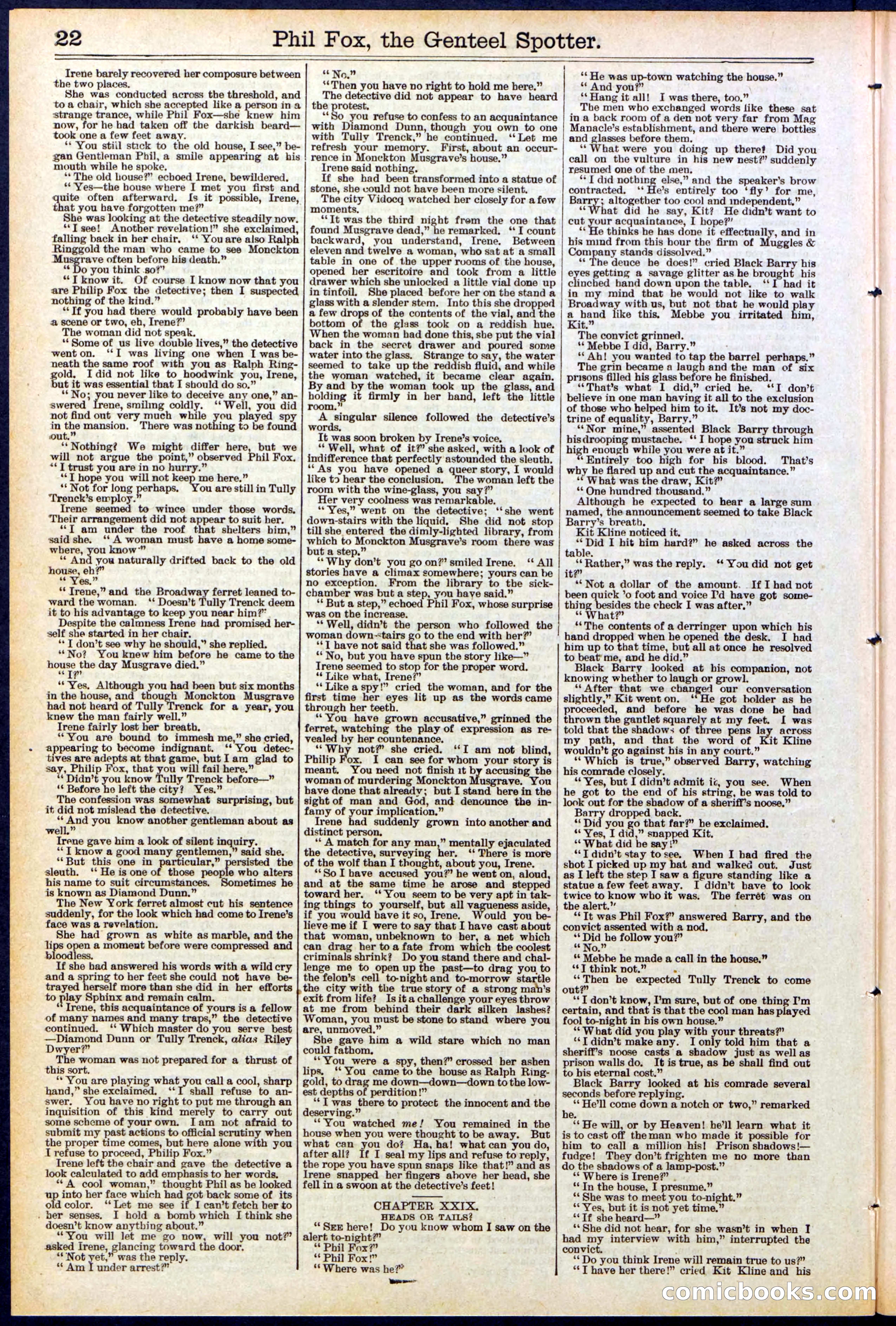 Beadle's New York Dime Library No. 505 — page 22 of 32