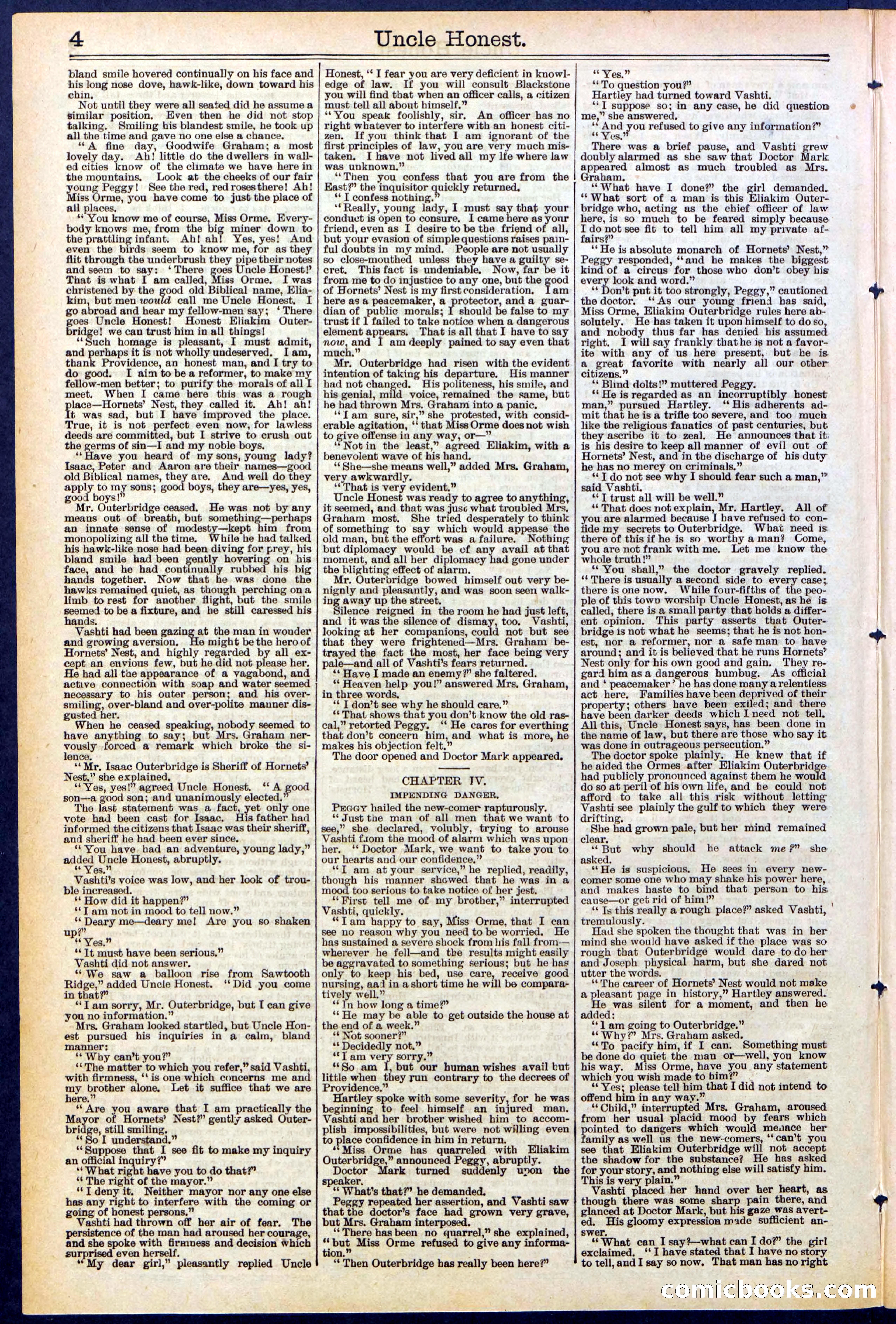 Beadle's New York Dime Library, No. 506 — page 4 of 32
