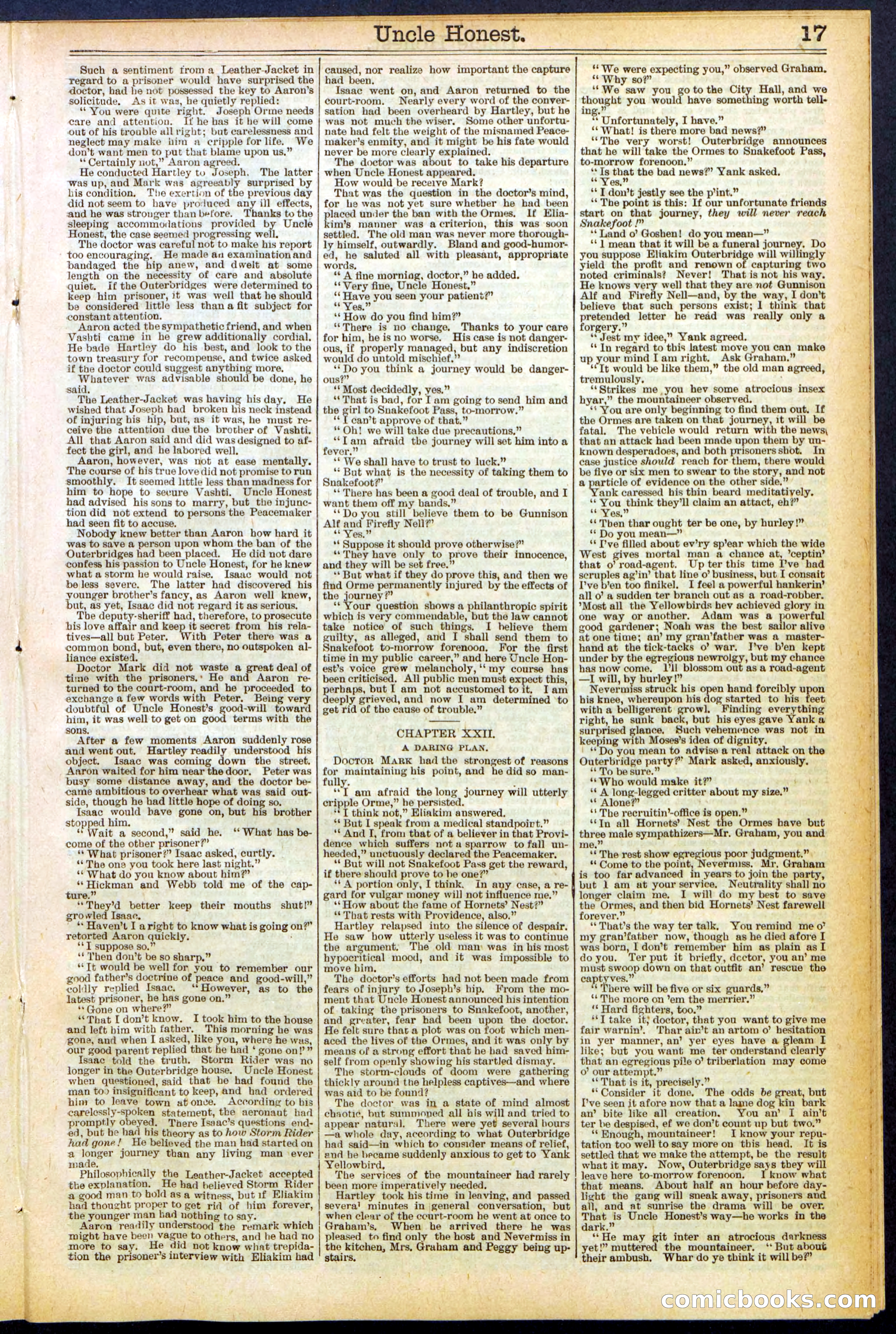 Beadle's New York Dime Library, No. 506 — page 17 of 32