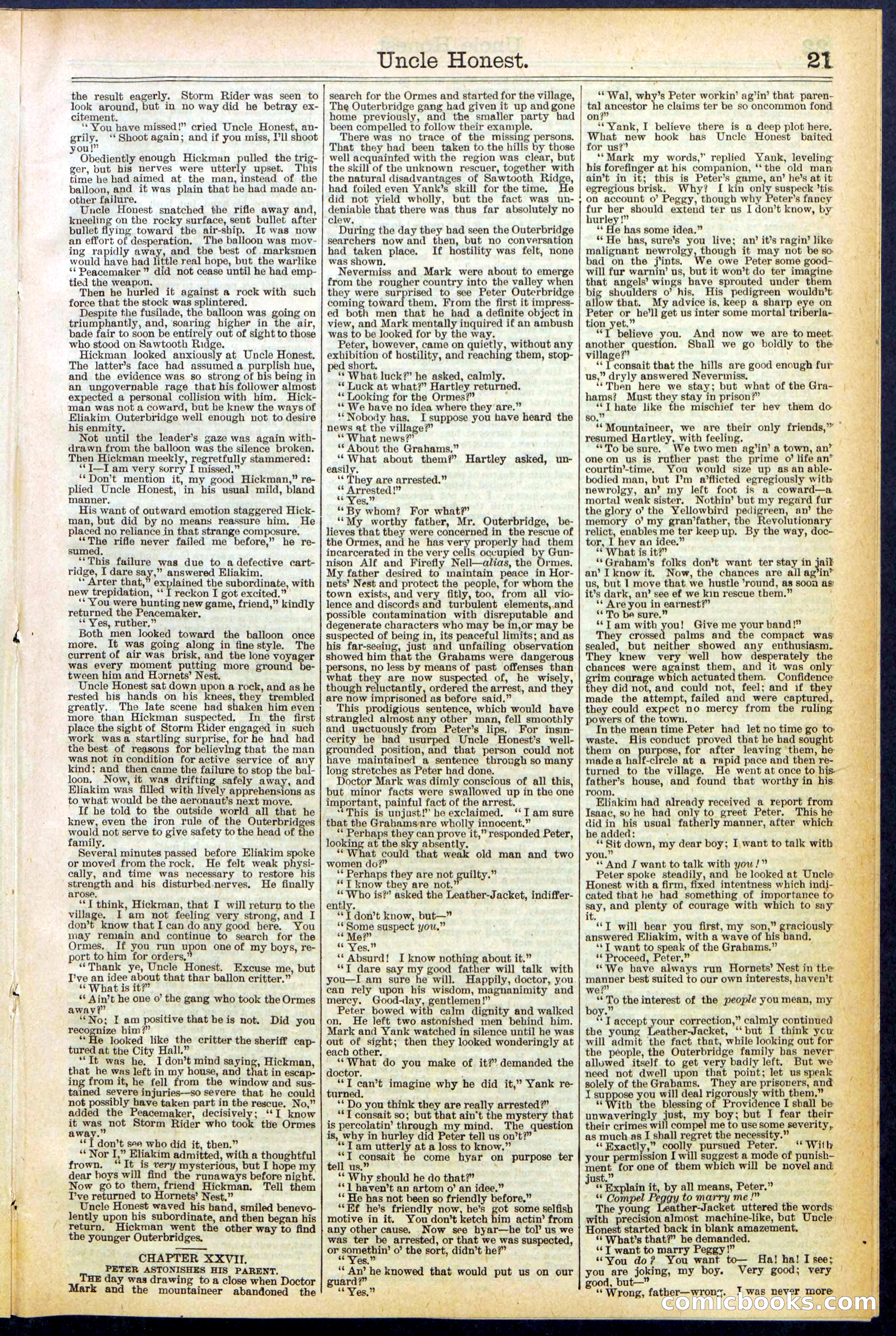 Beadle's New York Dime Library, No. 506 — page 21 of 32