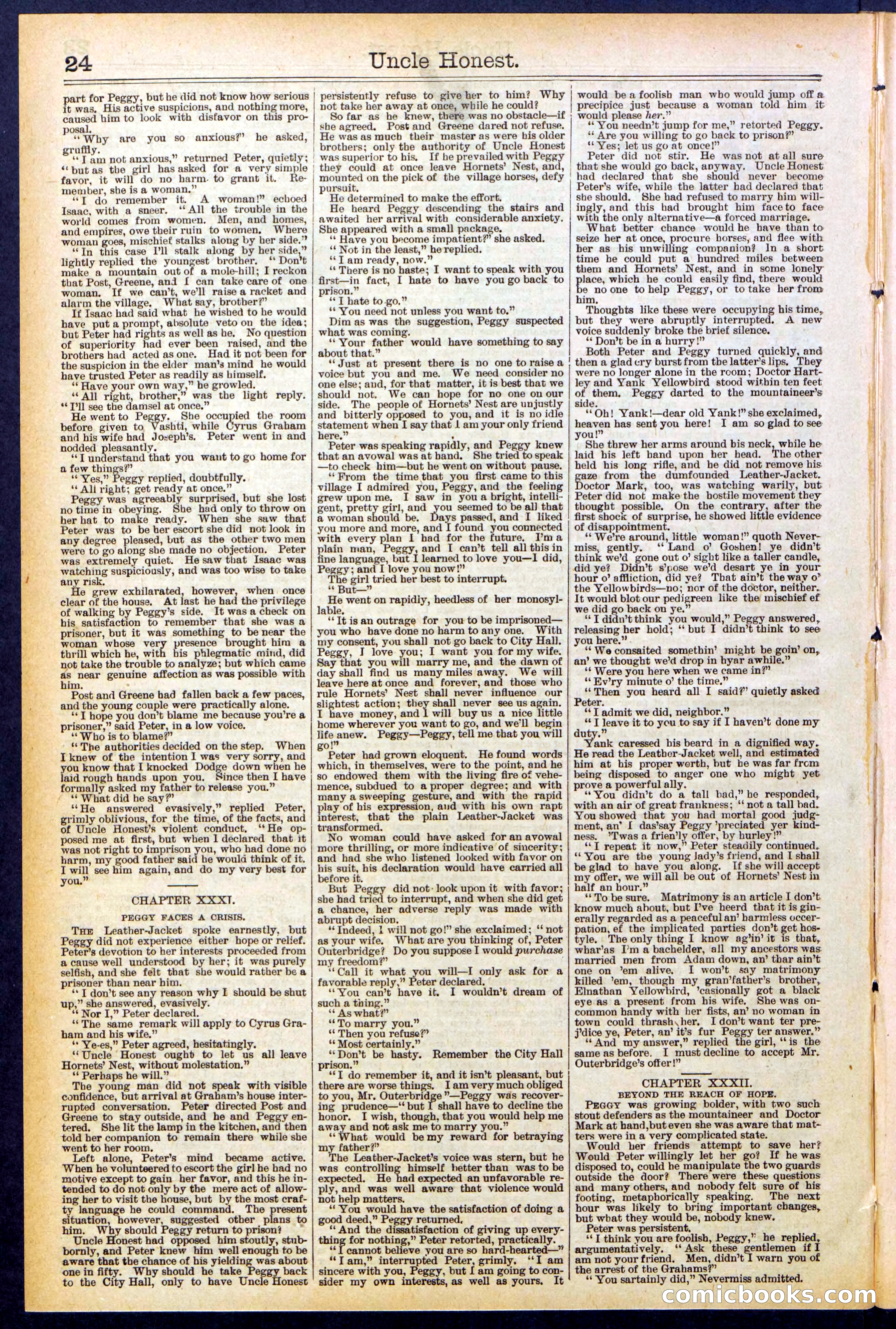 Beadle's New York Dime Library, No. 506 — page 24 of 32