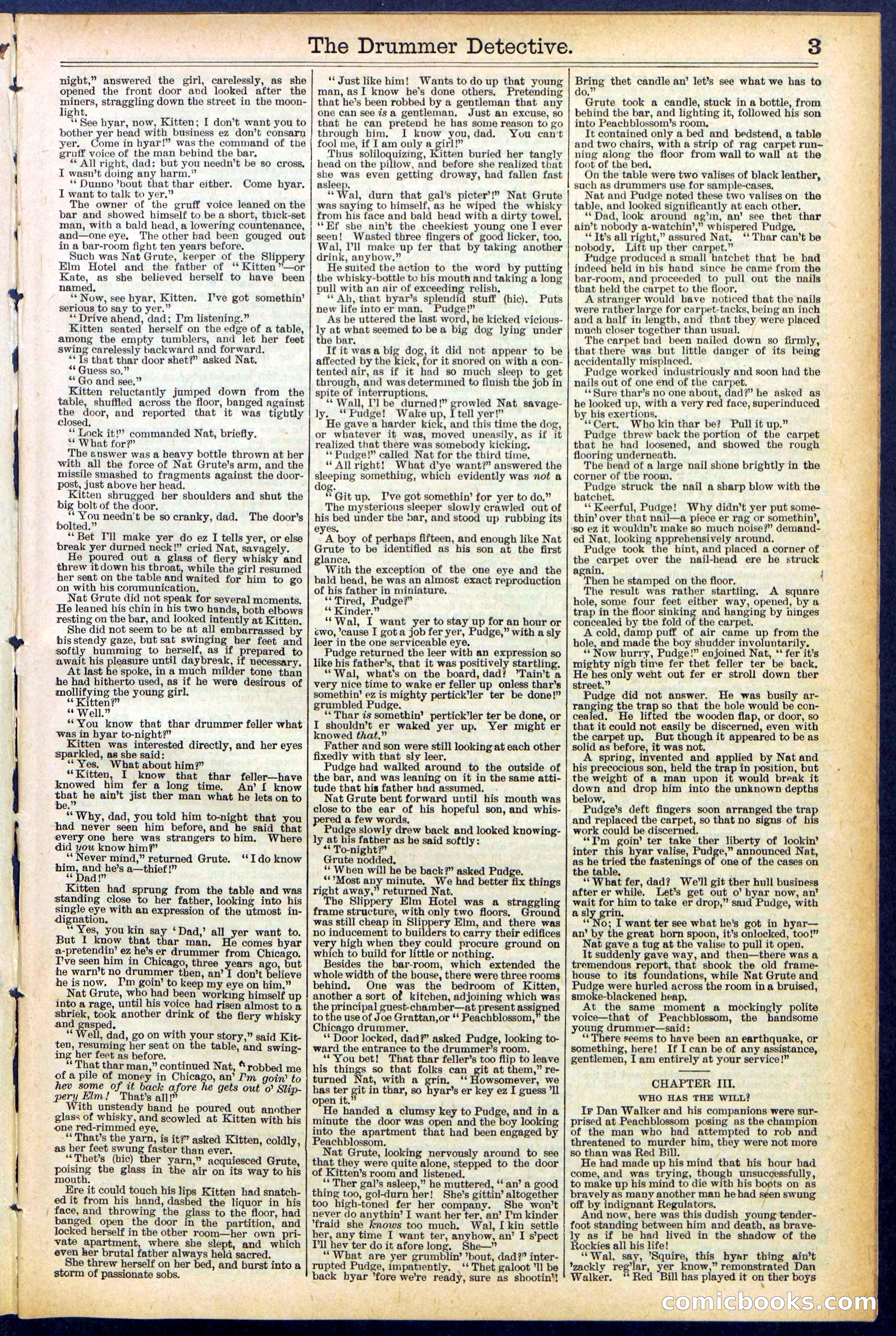 Beadle's Dime Library No. 507 — page 3 of 32