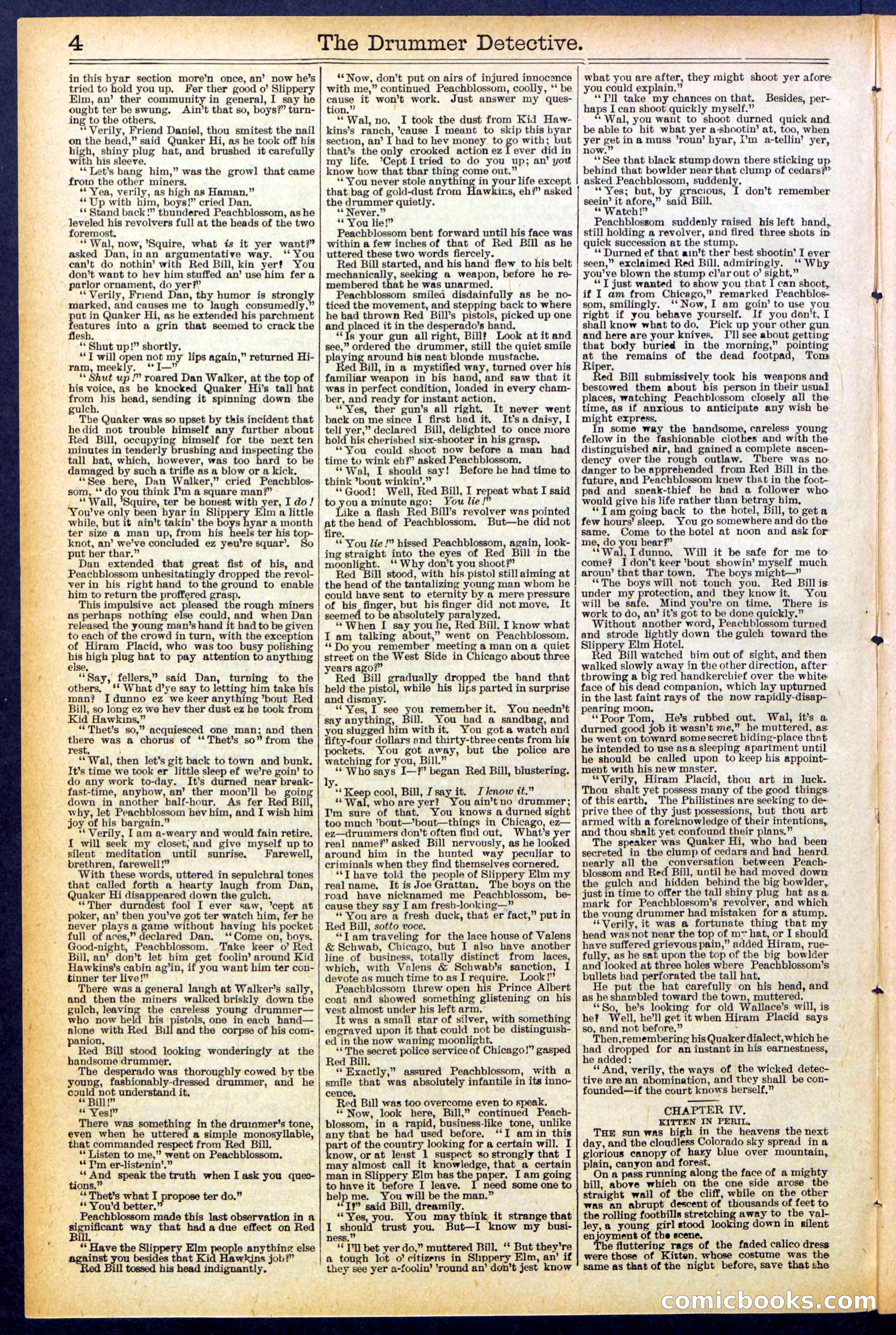 Beadle's Dime Library No. 507 — page 4 of 32