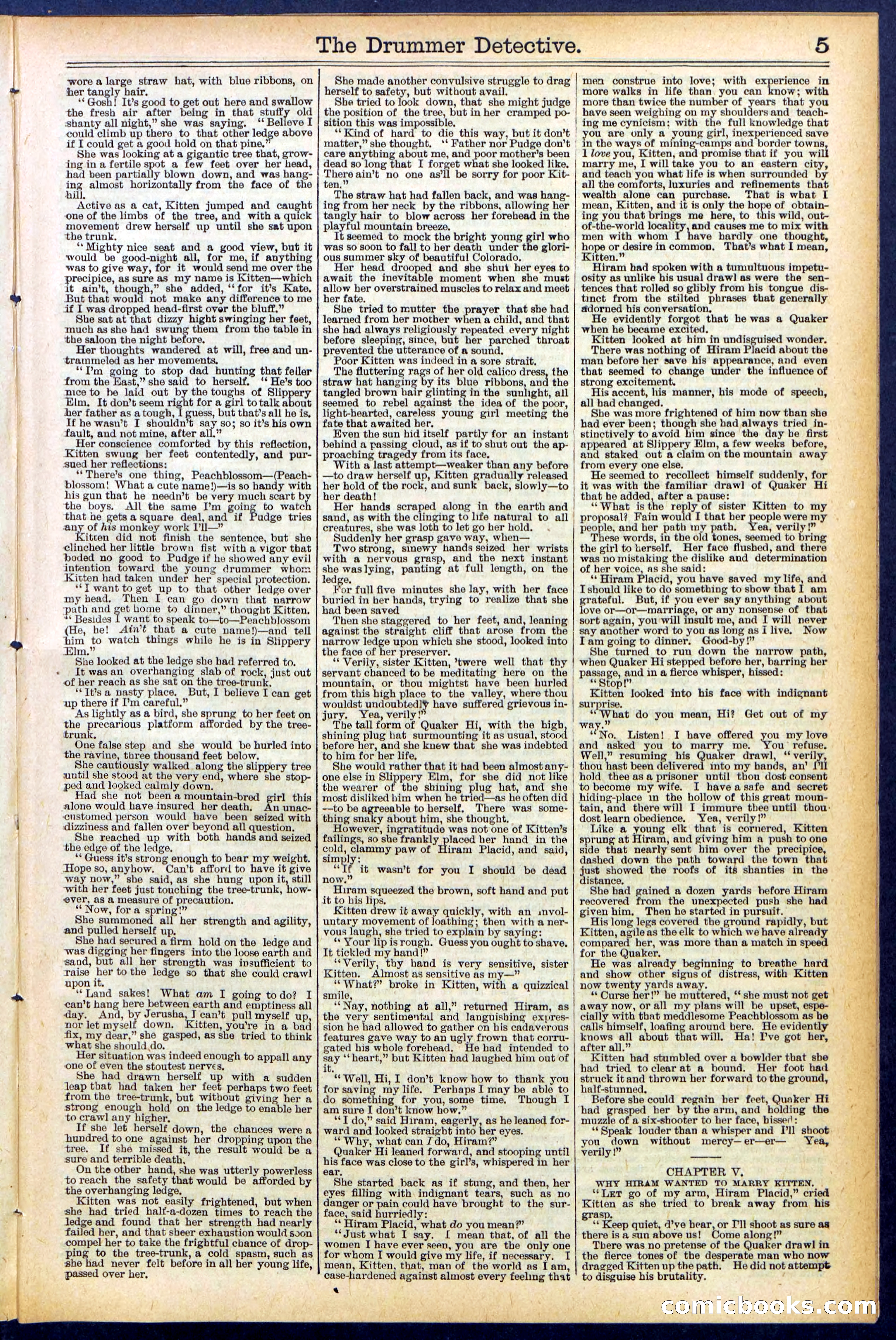 Beadle's Dime Library No. 507 — page 5 of 32