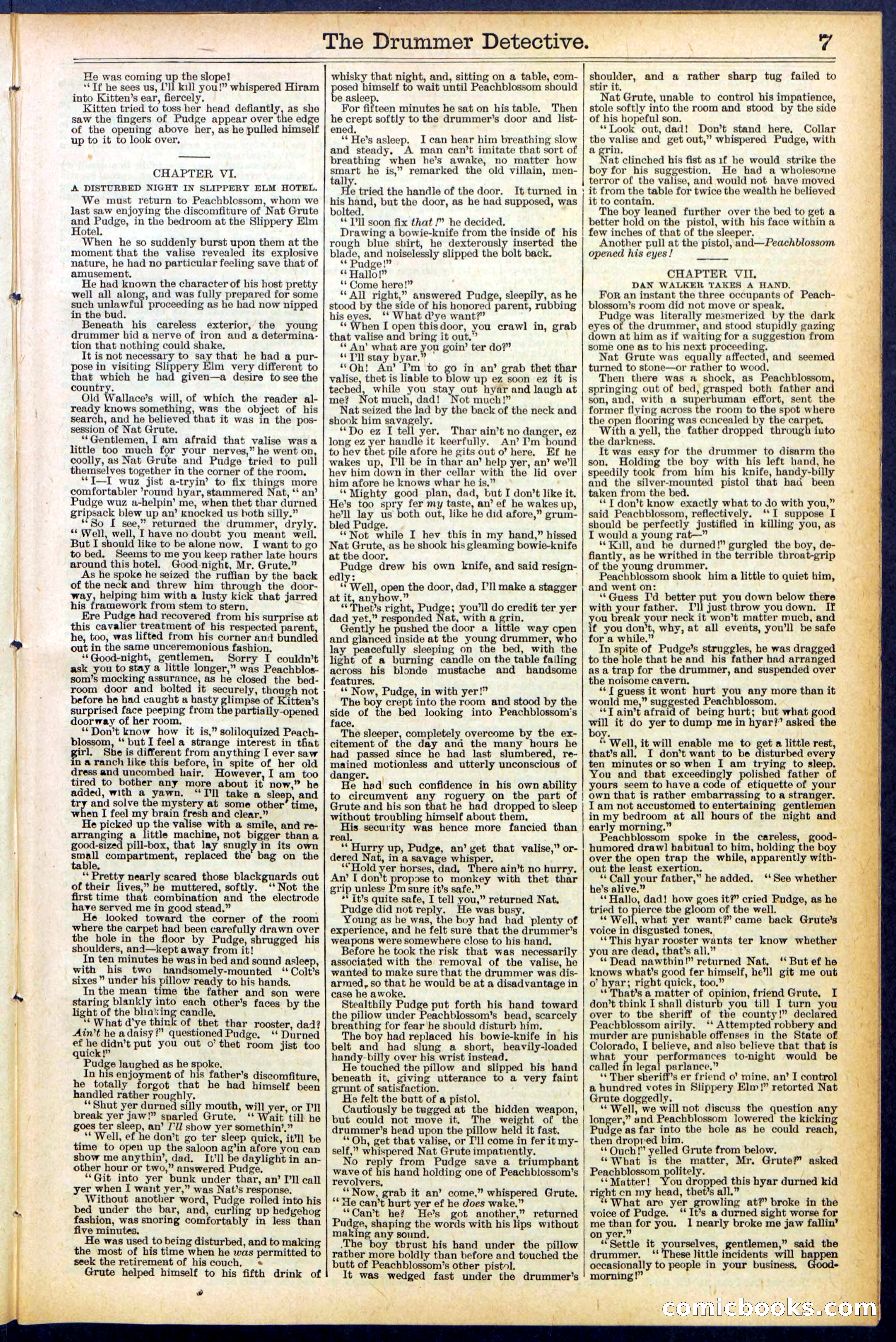 Beadle's Dime Library No. 507 — page 7 of 32