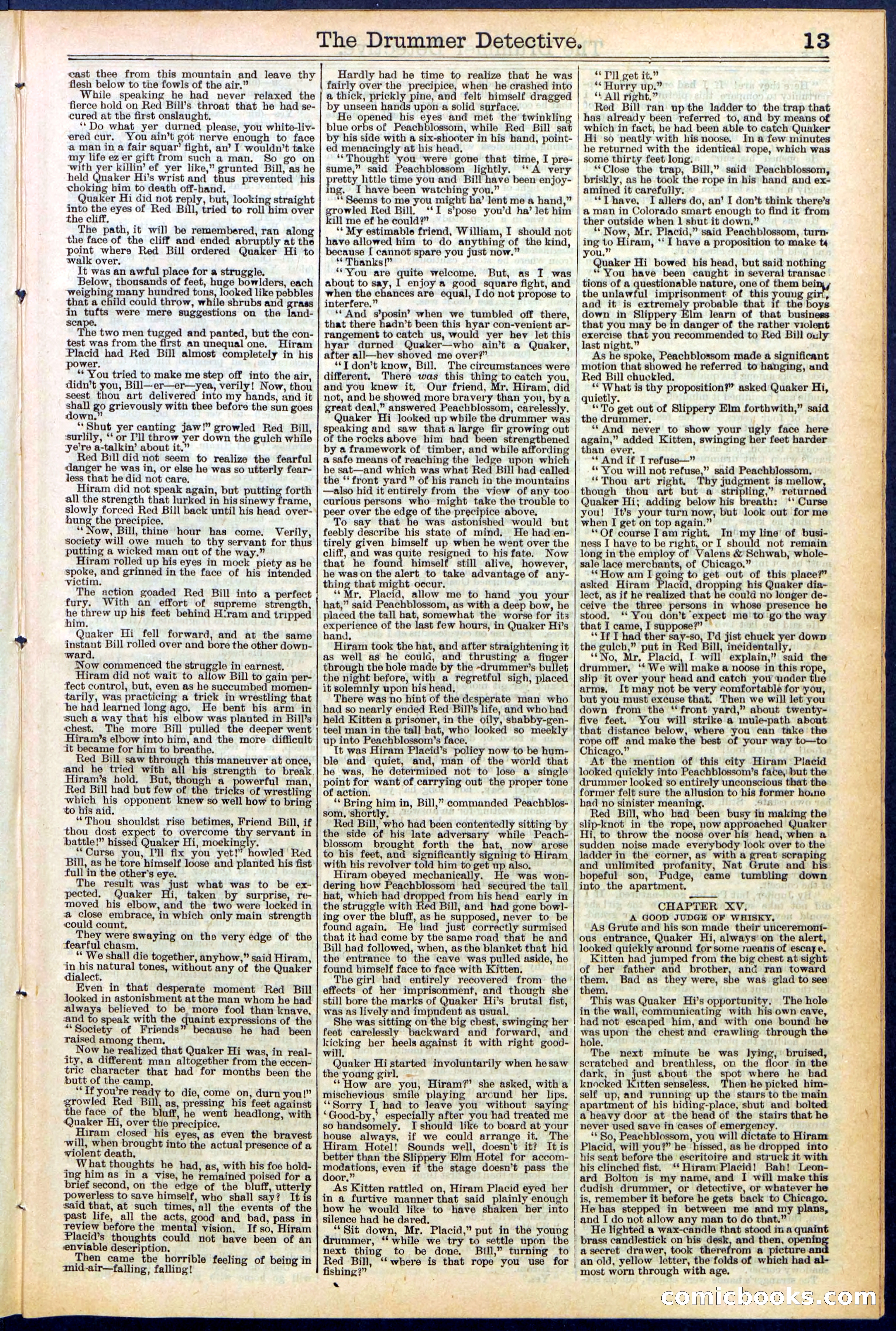Beadle's Dime Library No. 507 — page 13 of 32