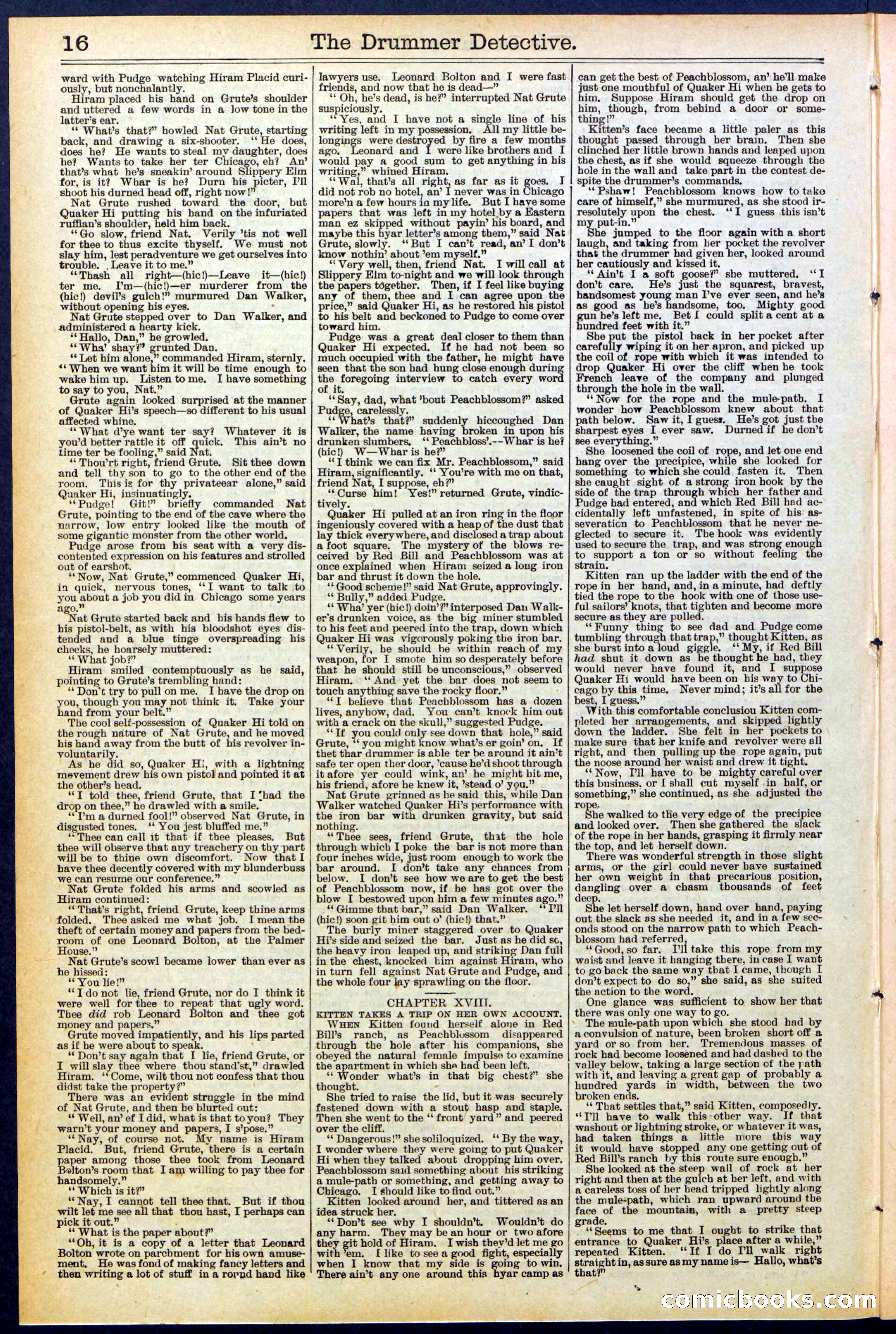 Beadle's Dime Library No. 507 — page 16 of 32