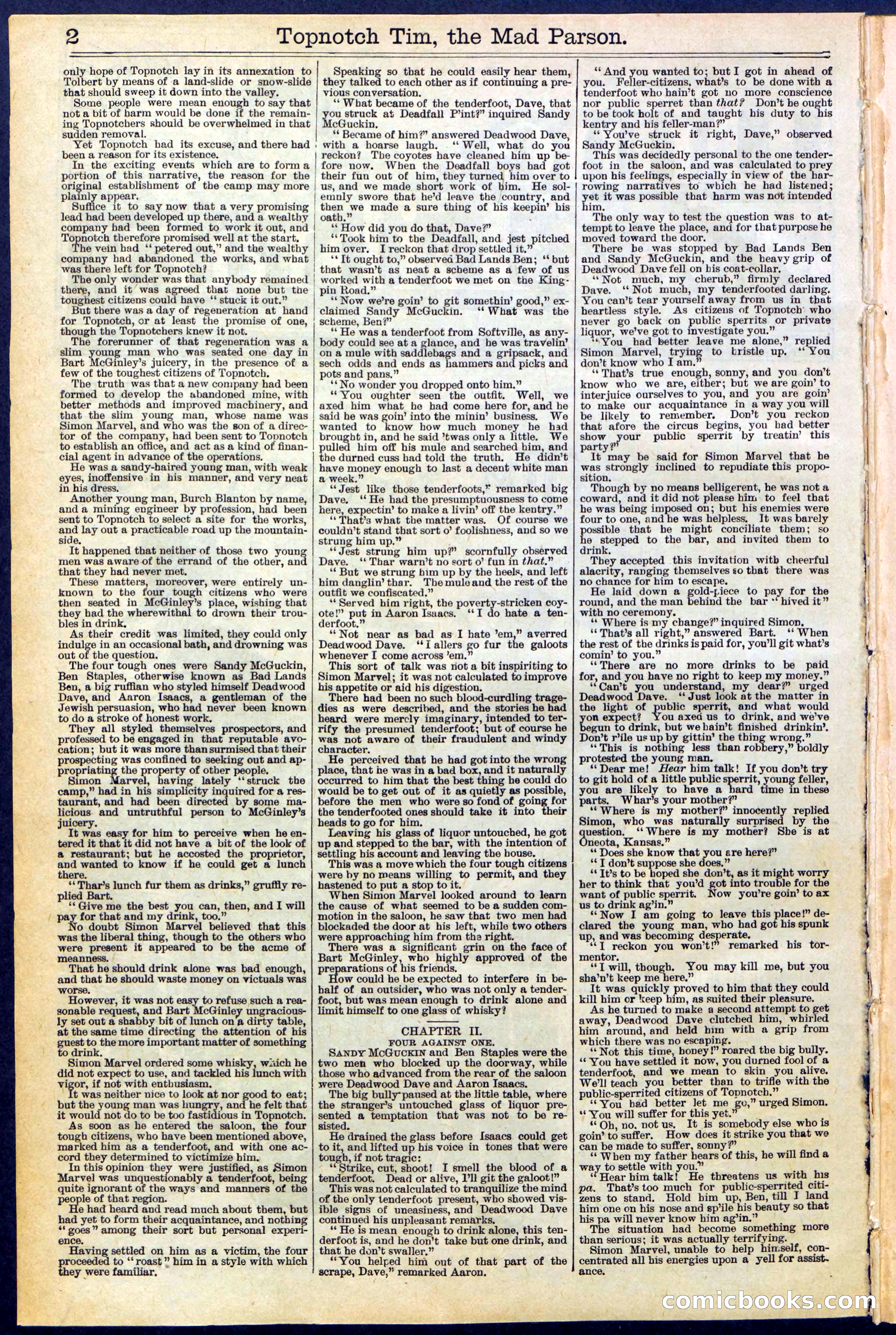 Beadle's New York Dime Library, No. 508 — page 2 of 32