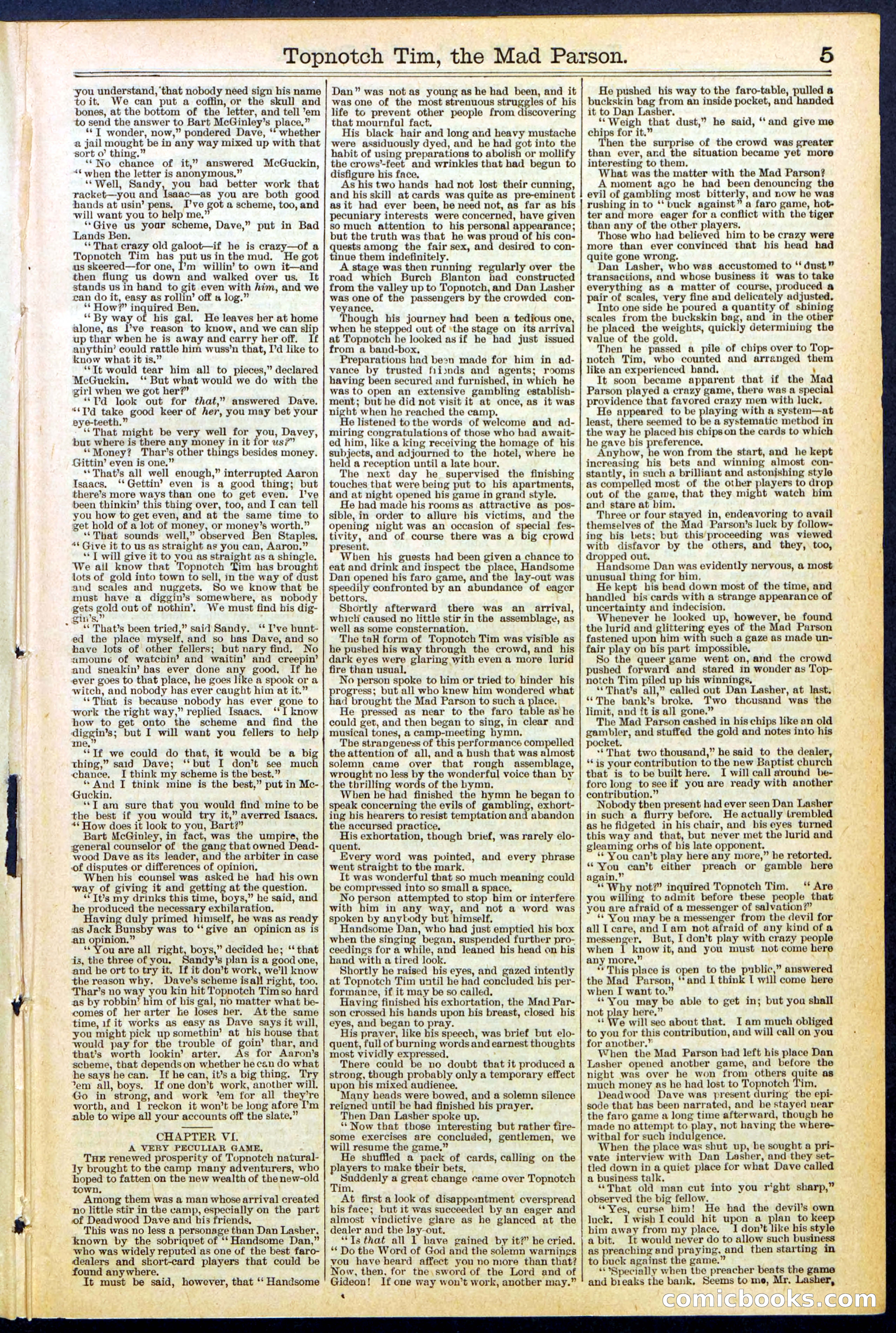 Beadle's New York Dime Library, No. 508 — page 5 of 32