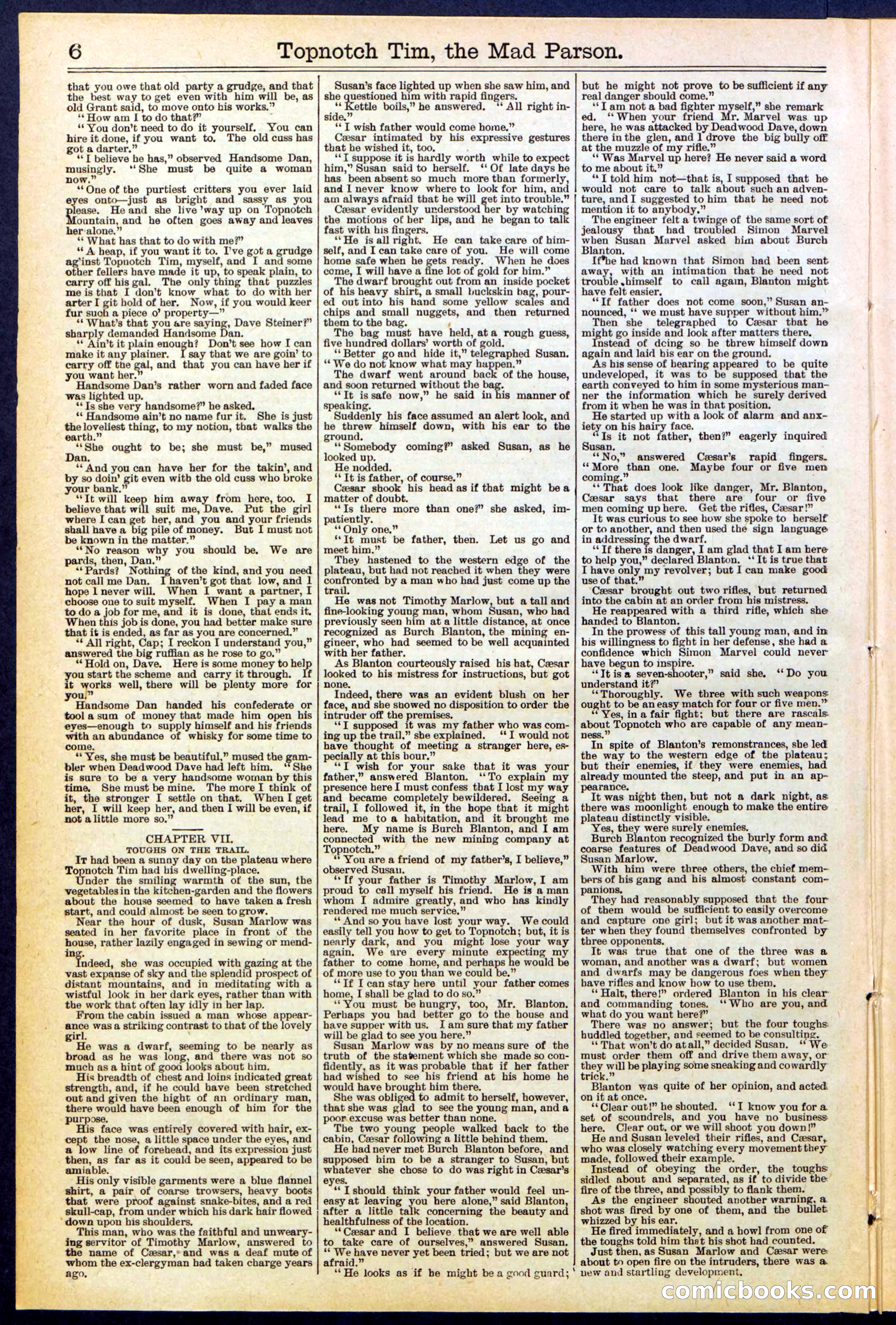 Beadle's New York Dime Library, No. 508 — page 6 of 32