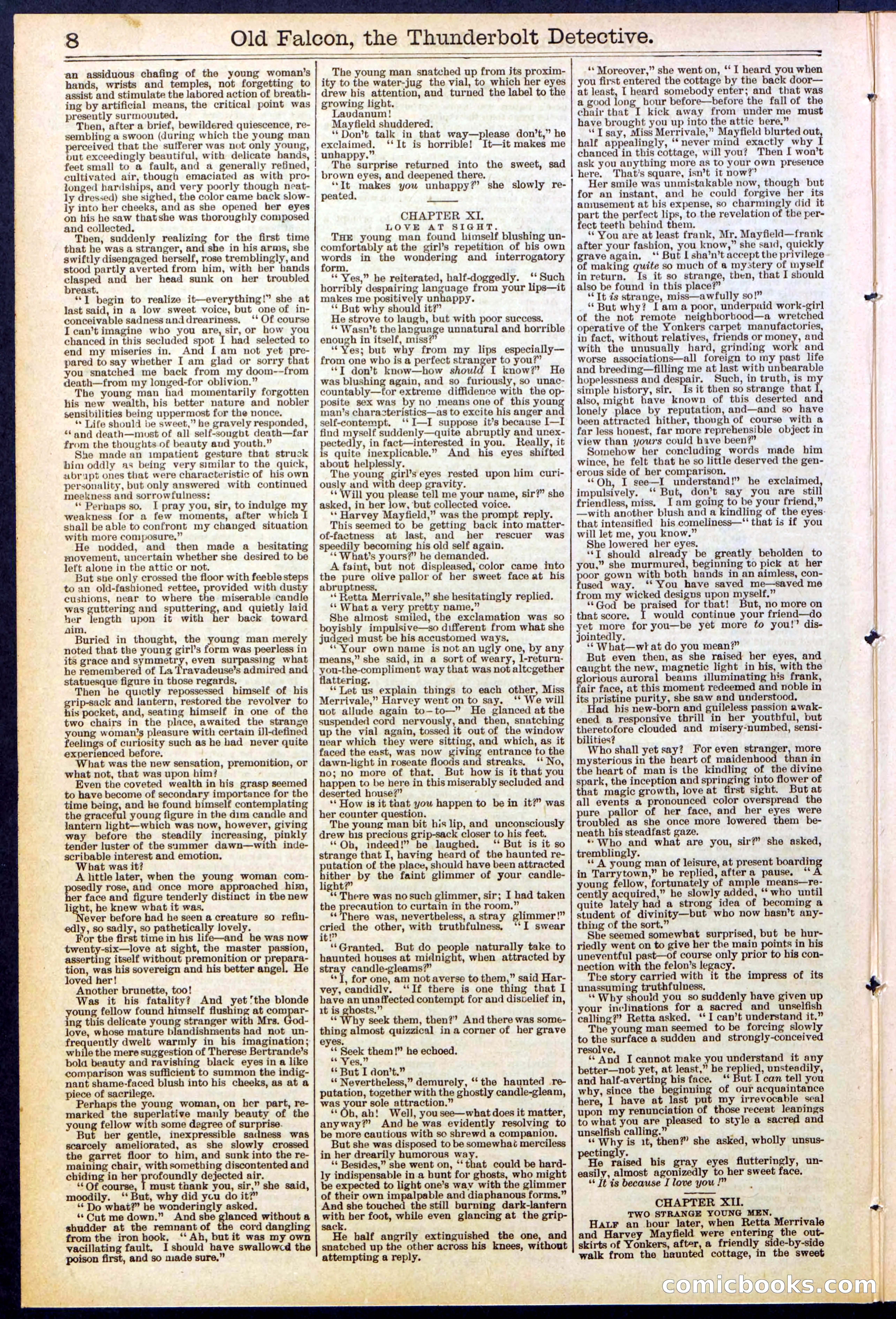 Beadle's Dime Library No. 509 — page 8 of 32