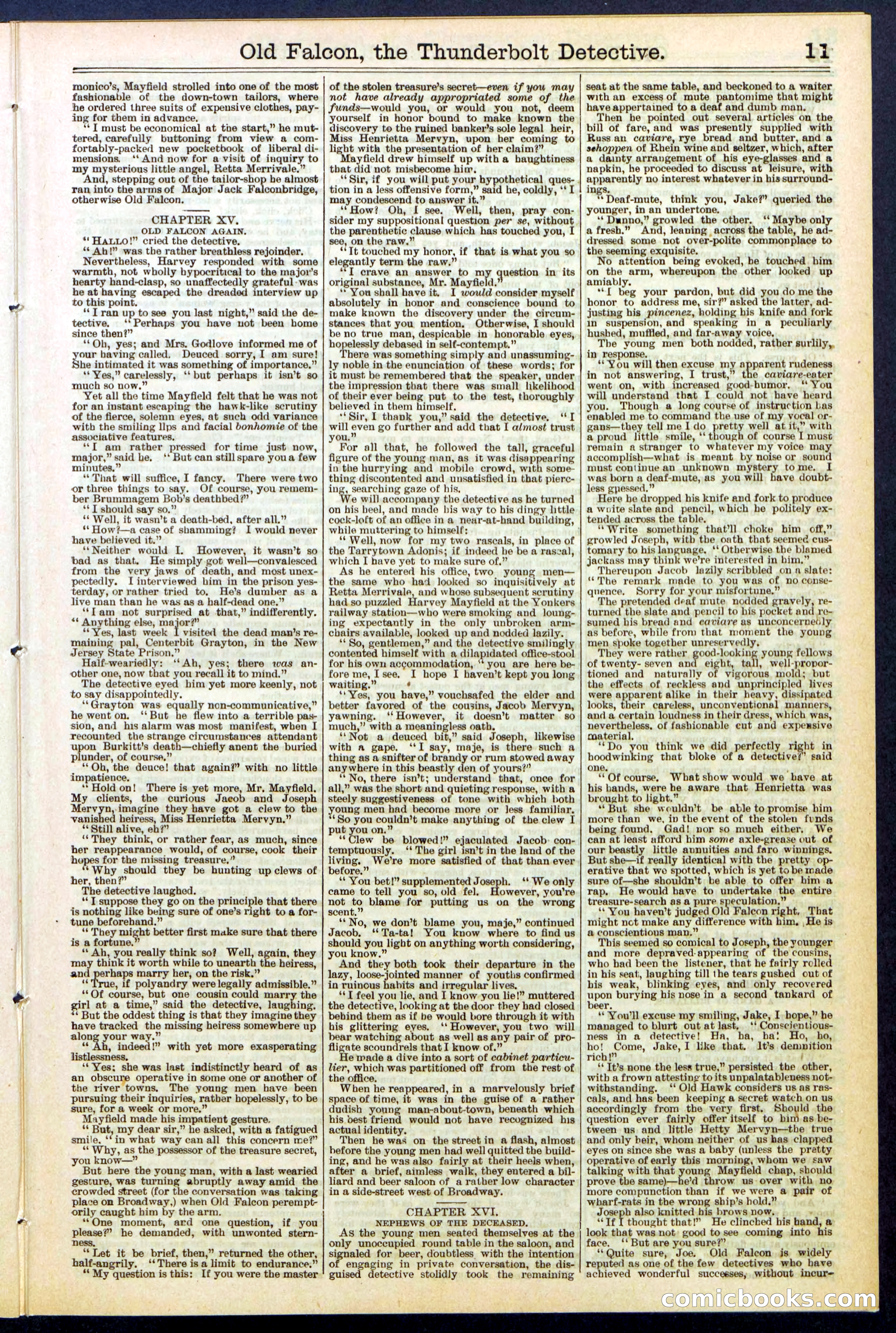 Beadle's Dime Library No. 509 — page 11 of 32