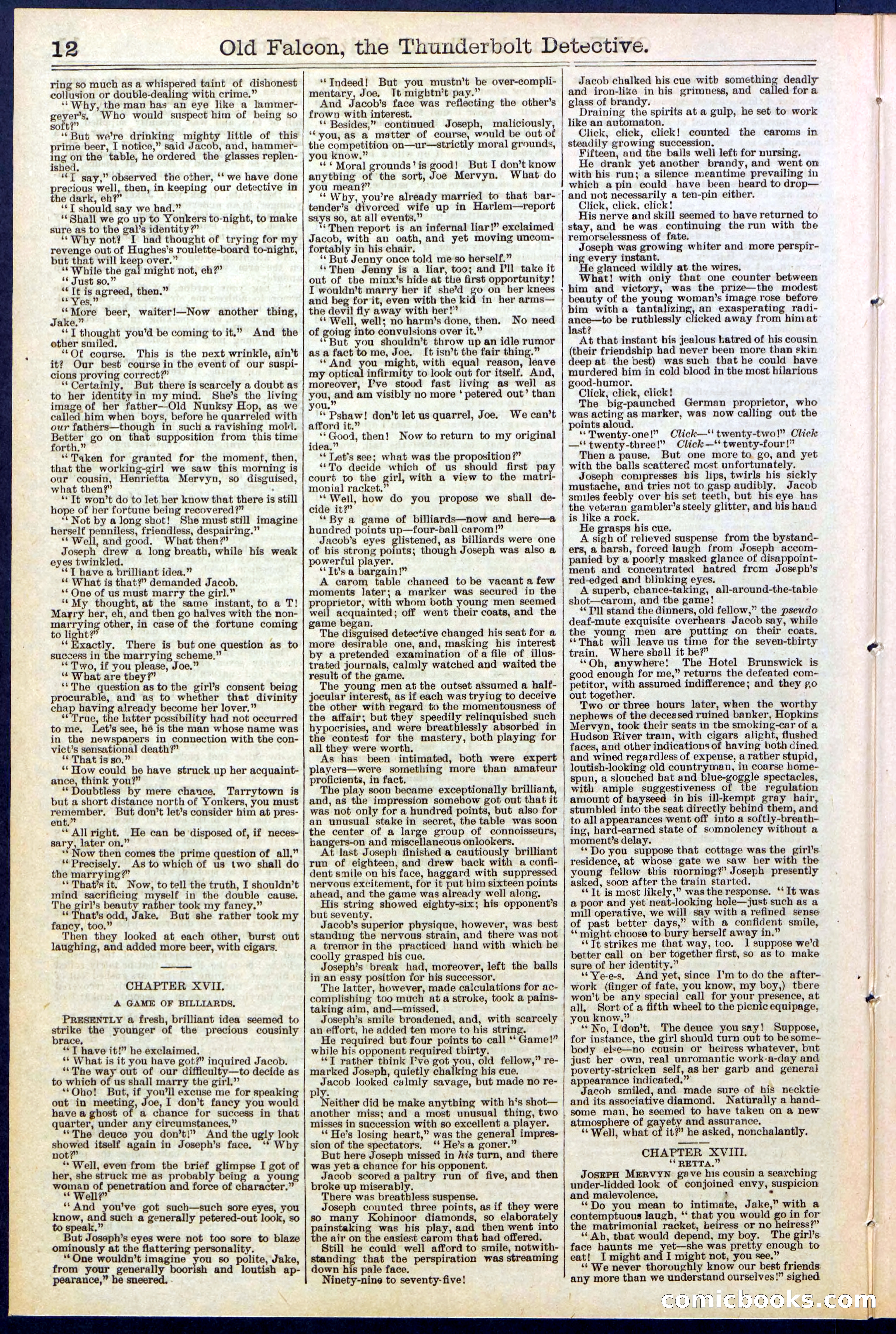 Beadle's Dime Library No. 509 — page 12 of 32