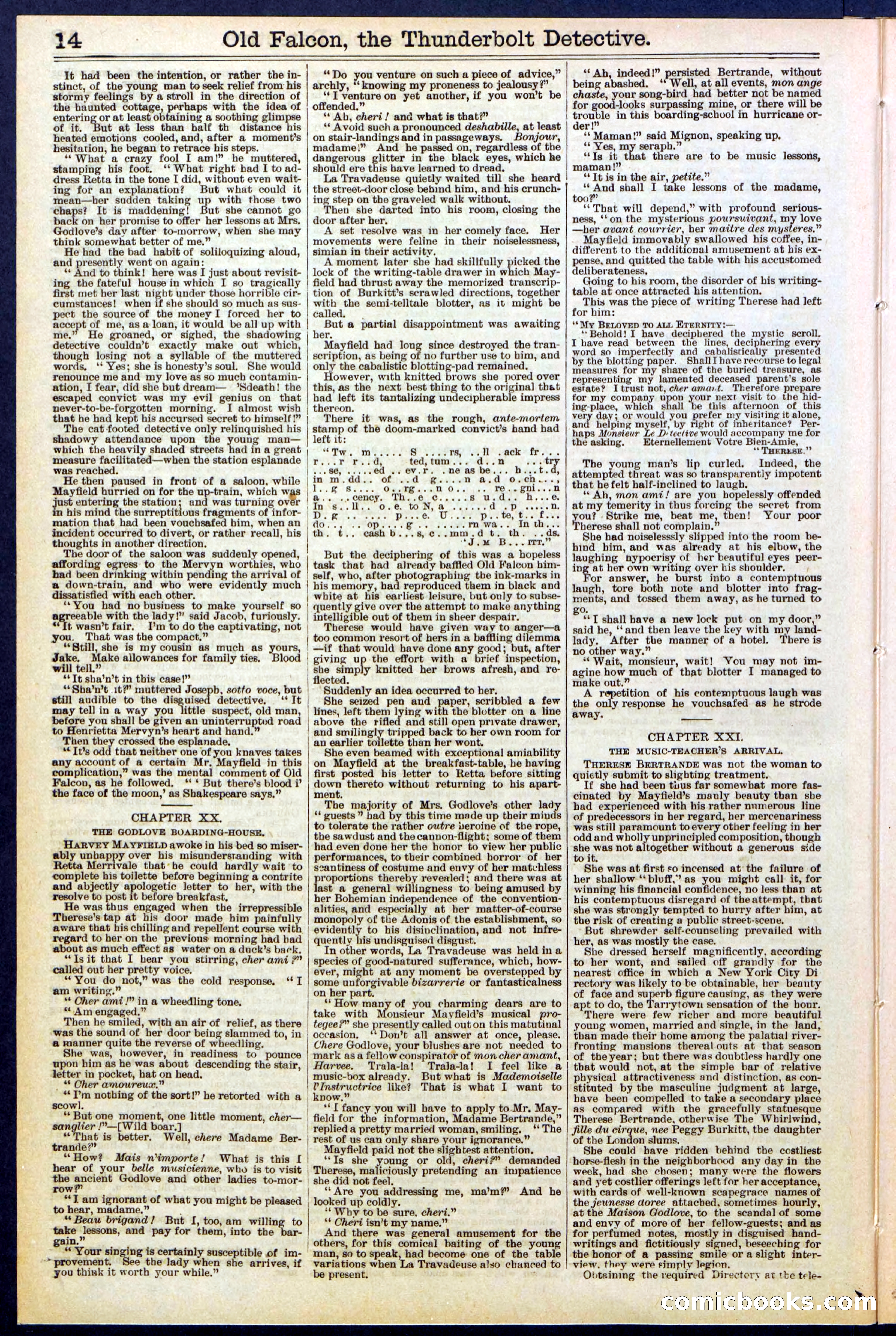 Beadle's Dime Library No. 509 — page 14 of 32