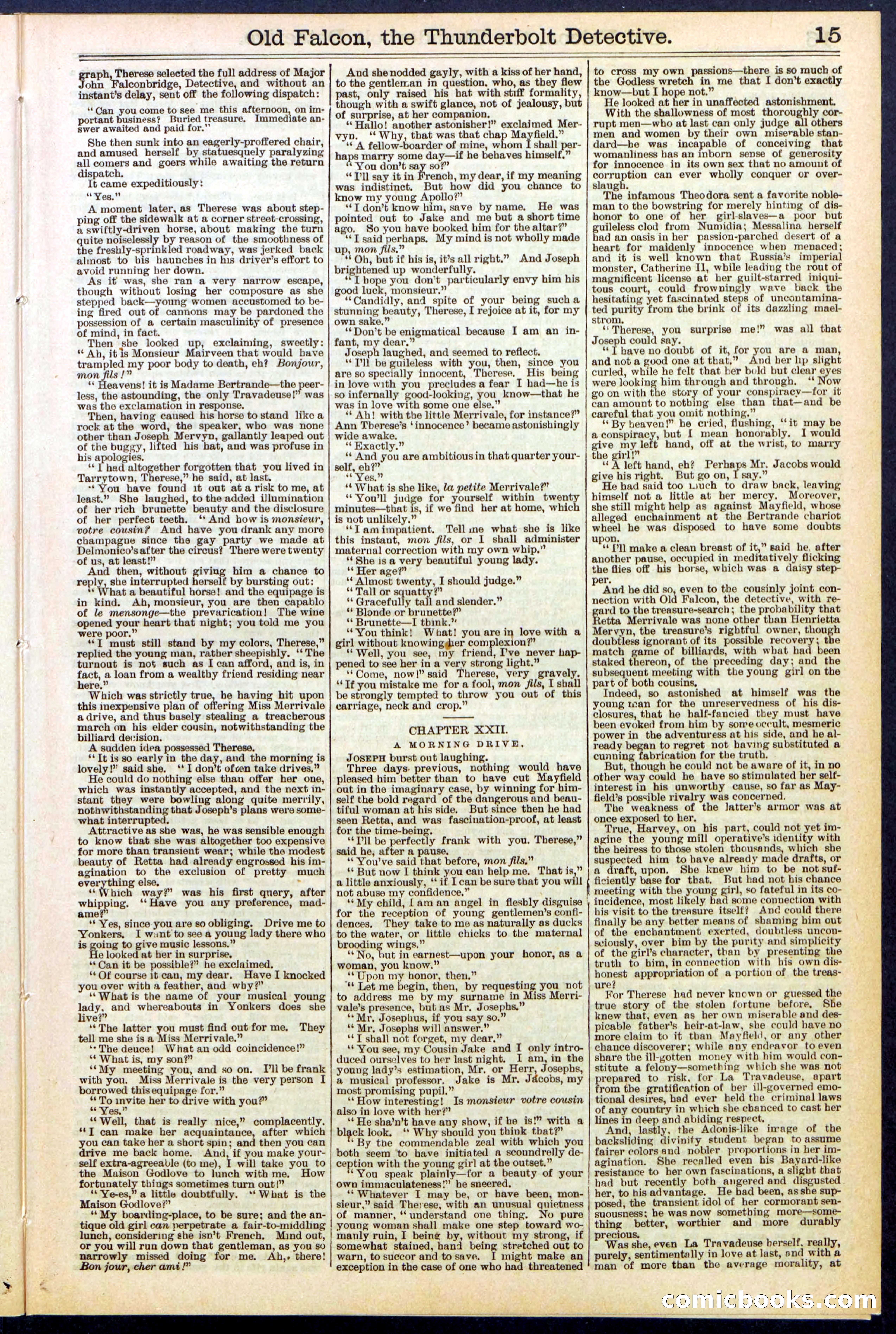 Beadle's Dime Library No. 509 — page 15 of 32