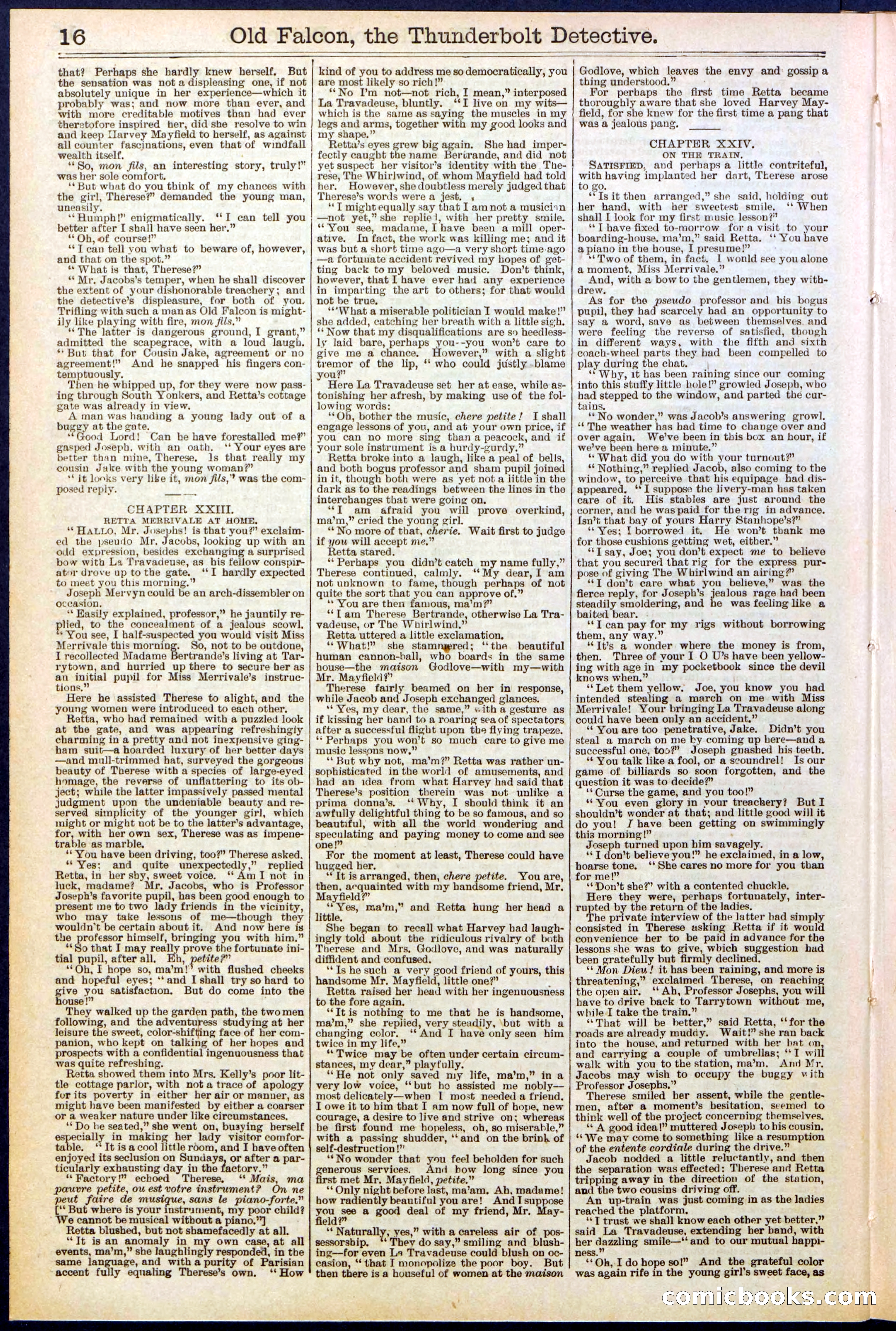 Beadle's Dime Library No. 509 — page 16 of 32