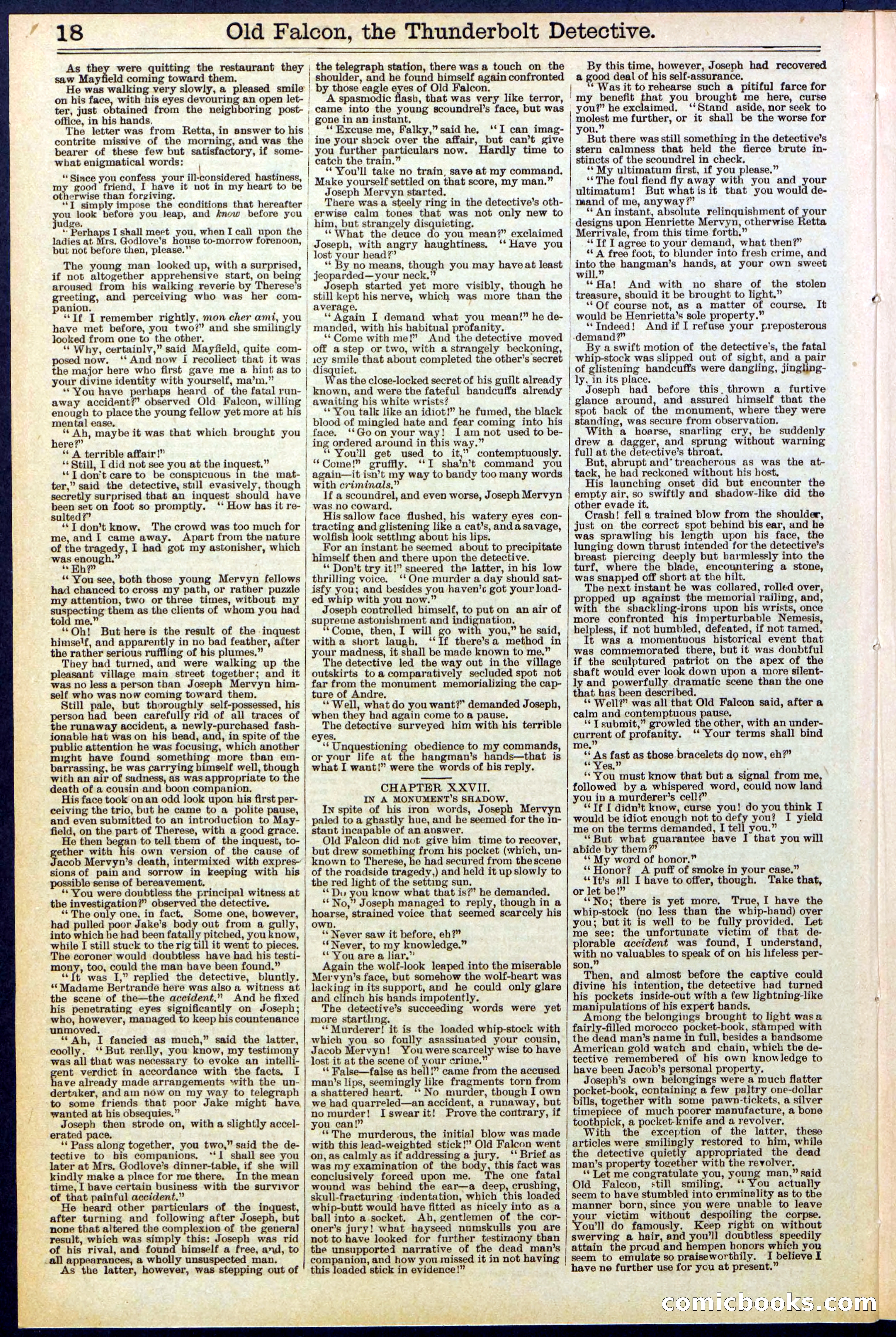 Beadle's Dime Library No. 509 — page 18 of 32