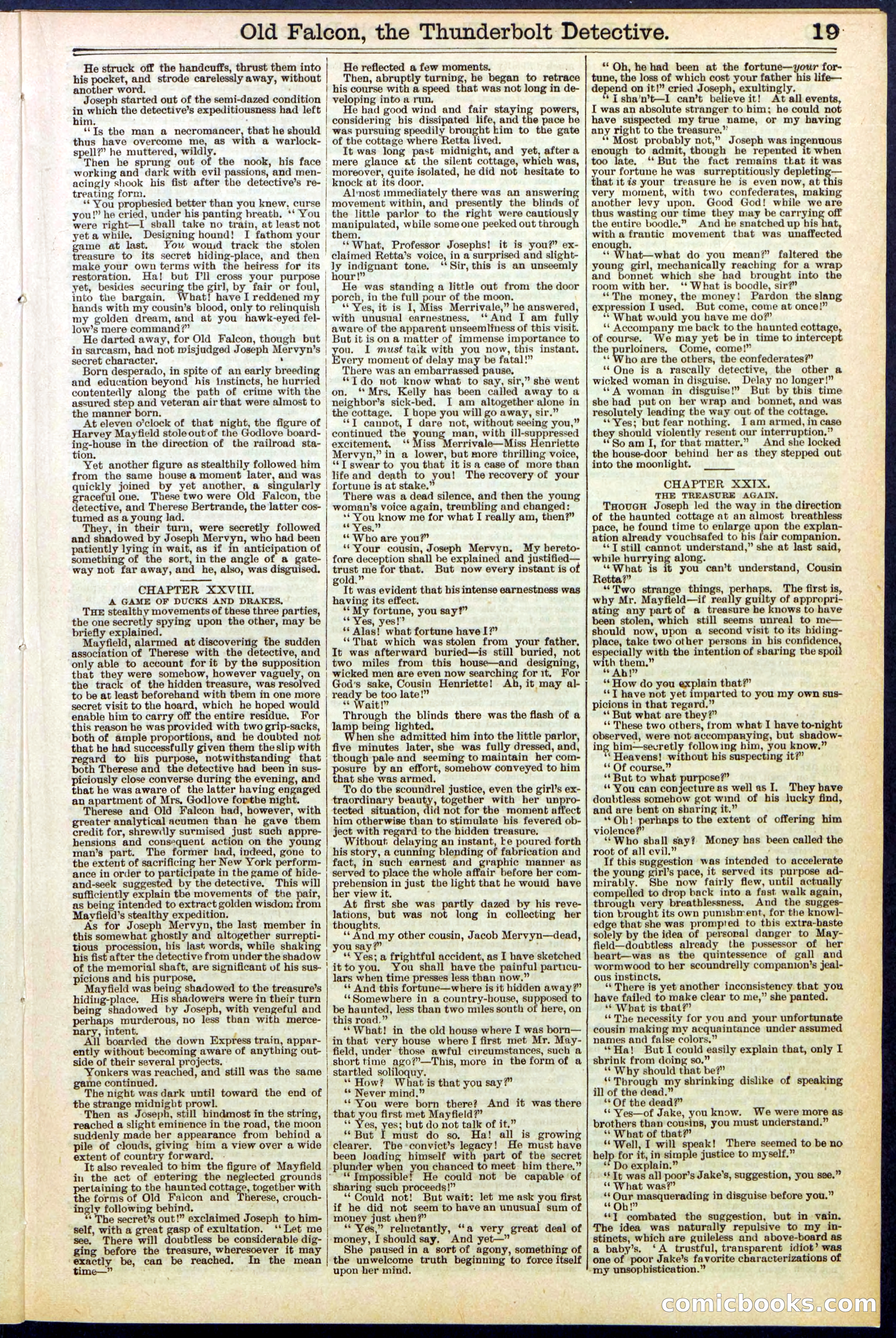 Beadle's Dime Library No. 509 — page 19 of 32