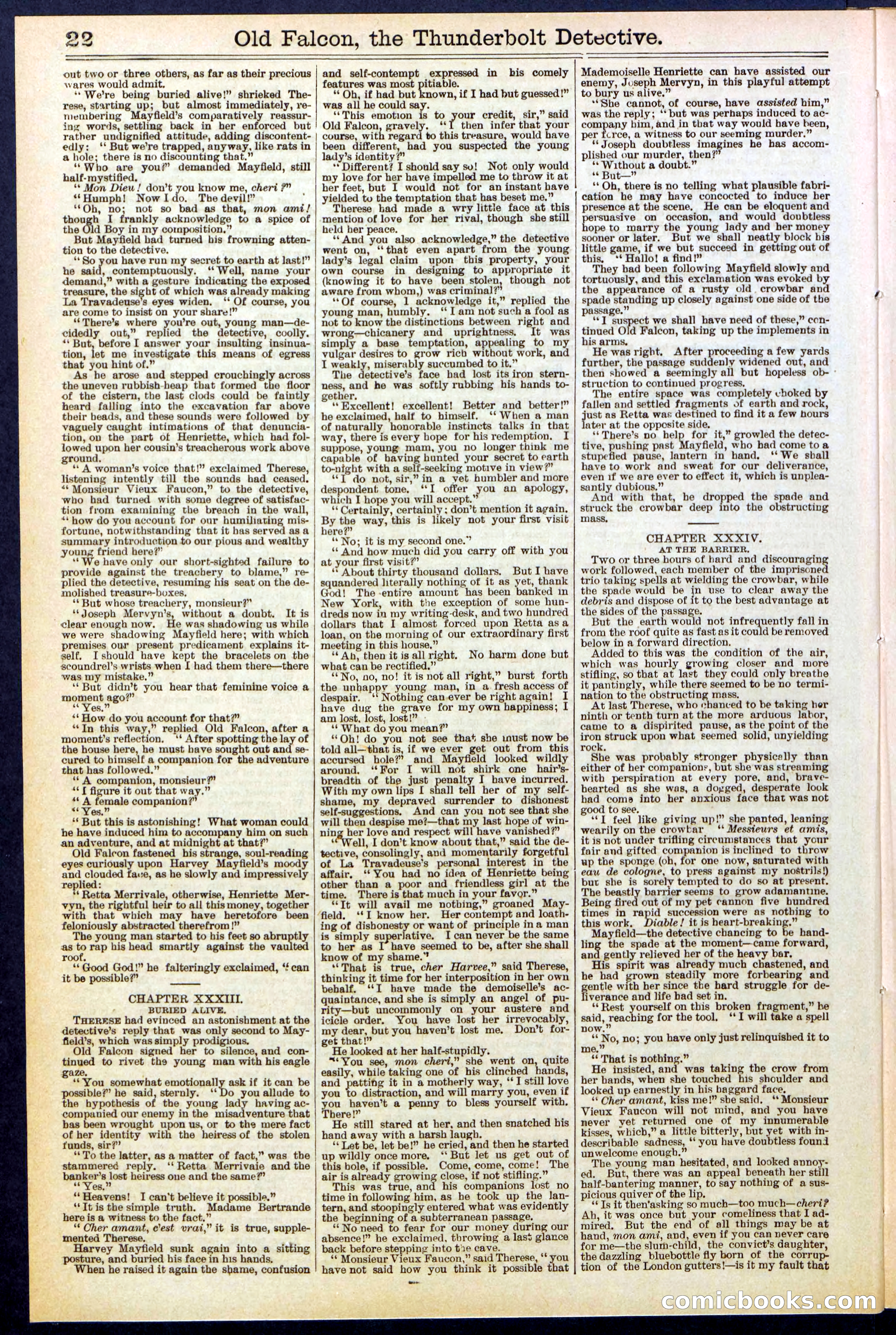Beadle's Dime Library No. 509 — page 22 of 32