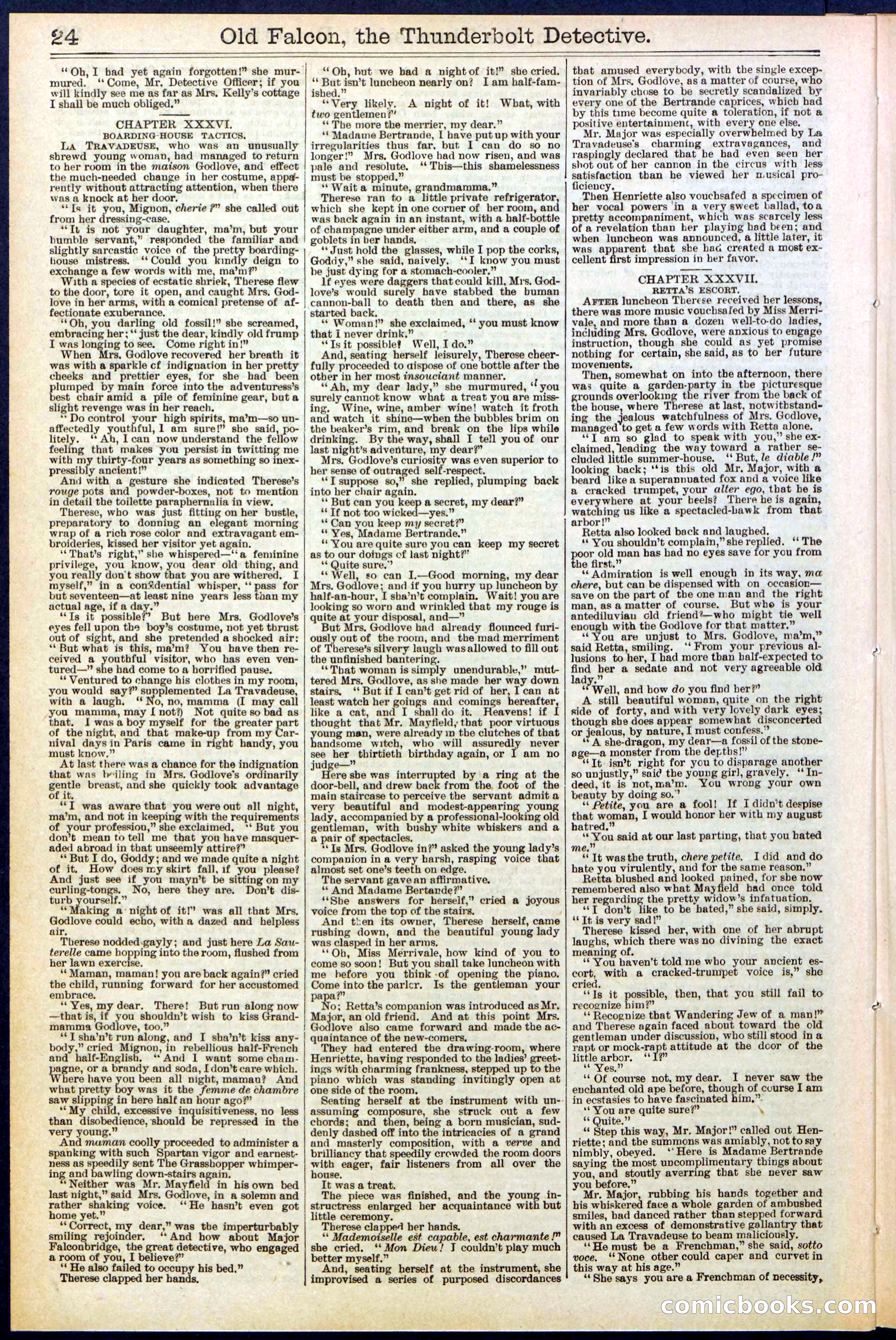 Beadle's Dime Library No. 509 — page 24 of 32